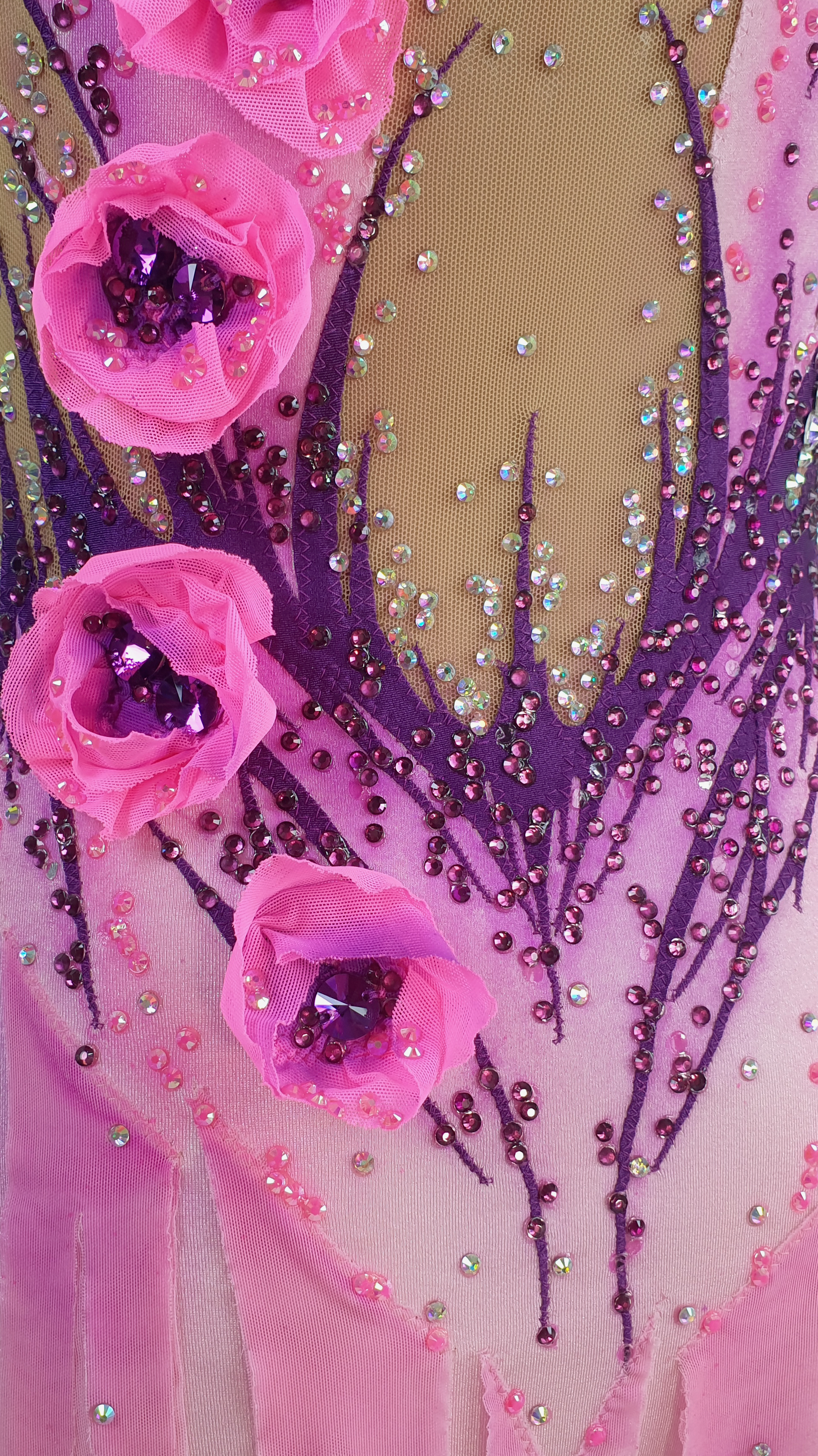 MYR400 rental price Floral Cascade Leotard (MYR1800 at Checkout Includes Security Deposit)