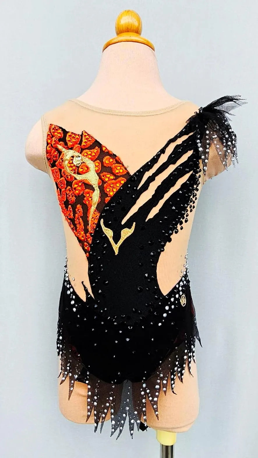 Orange Black Tiger Eye Leotard (H 96.5cm)