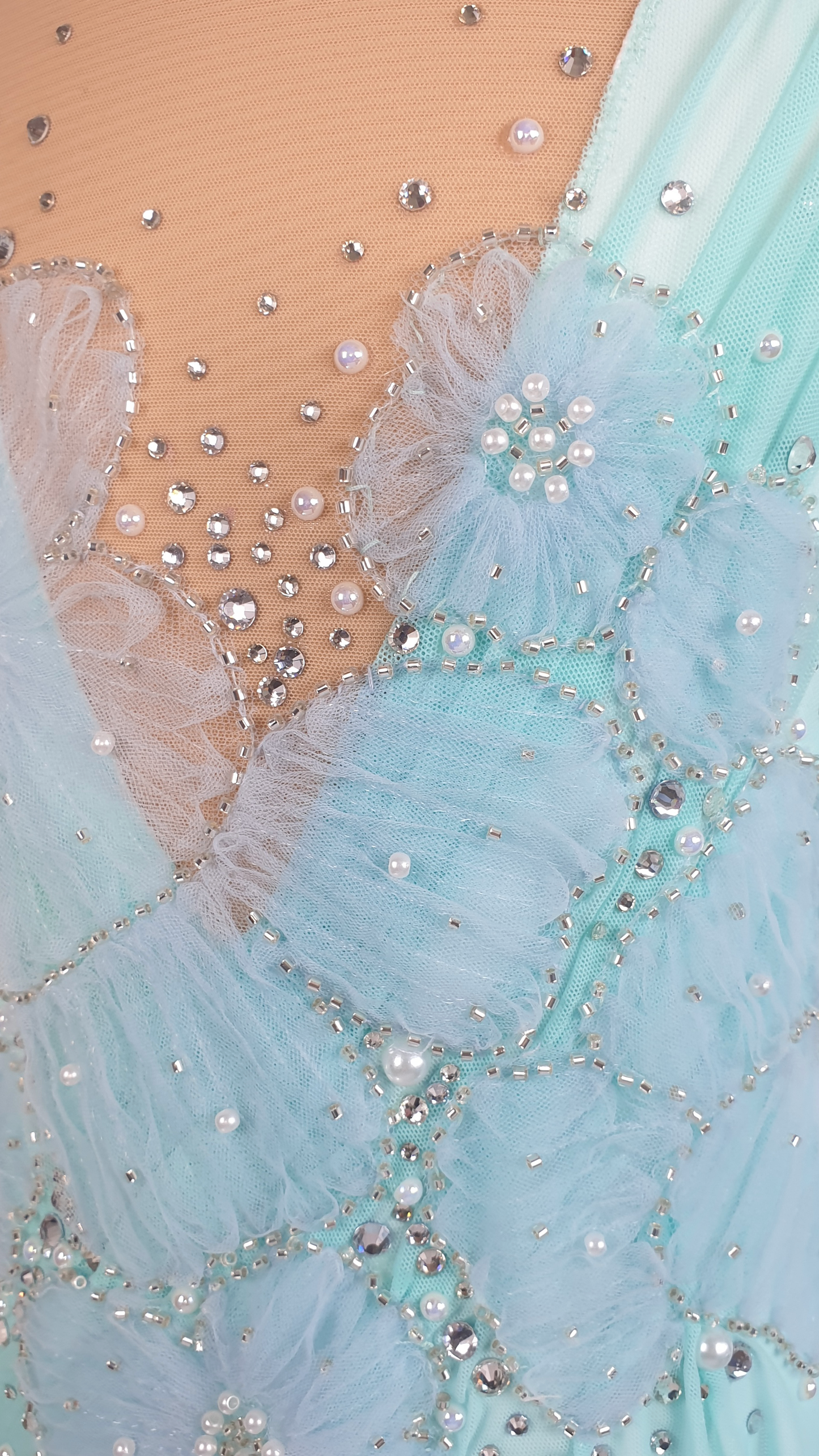 BRAND NEW UNWORN! MYR600 rental price Baby Blue Leotard (MYR2,500 at Checkout Includes Security Deposit)