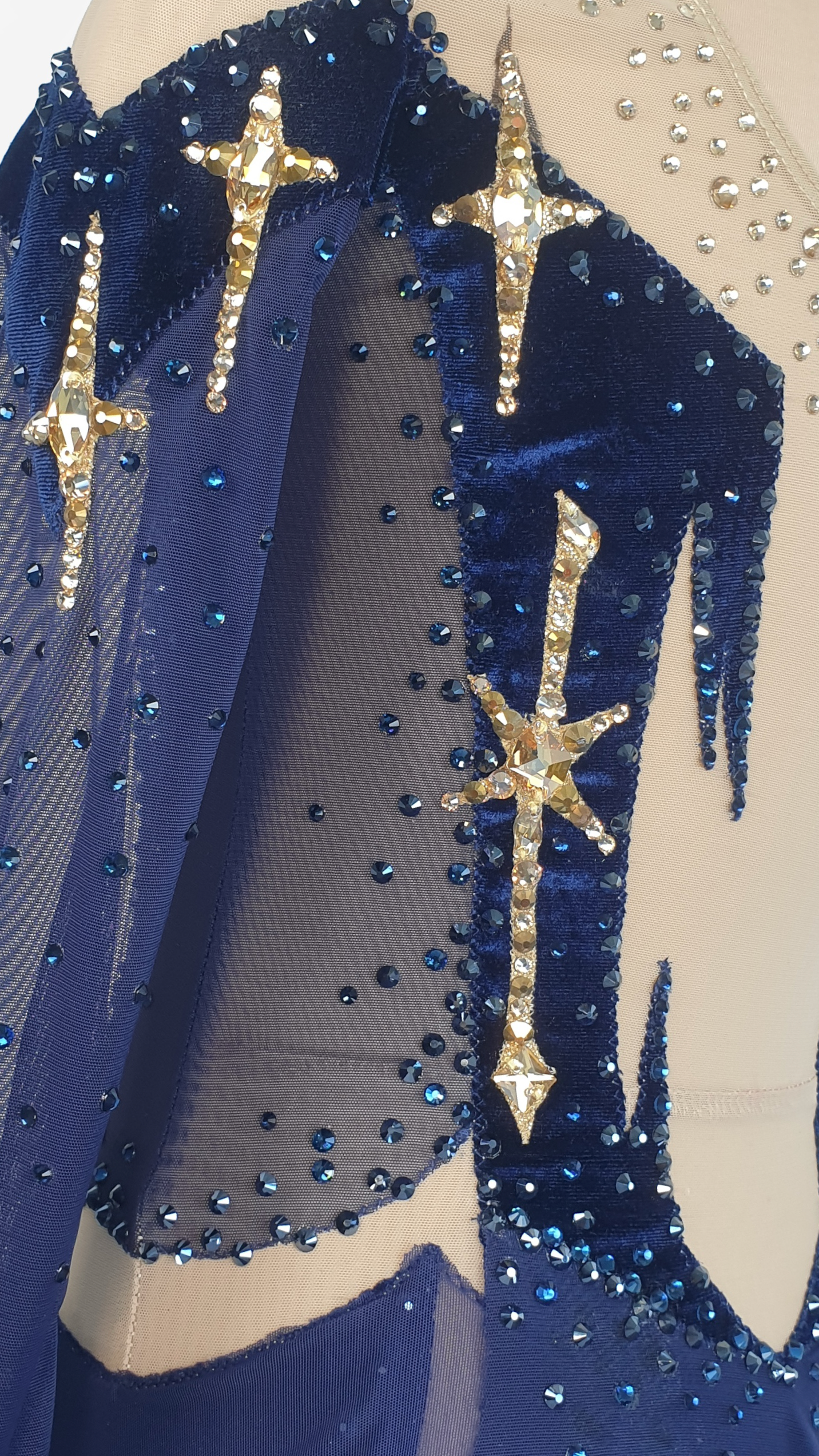 BRAND NEW UNWORN! MYR600 rental price Blue Star Leotard (MYR2,500 at Checkout Includes Security Deposit)