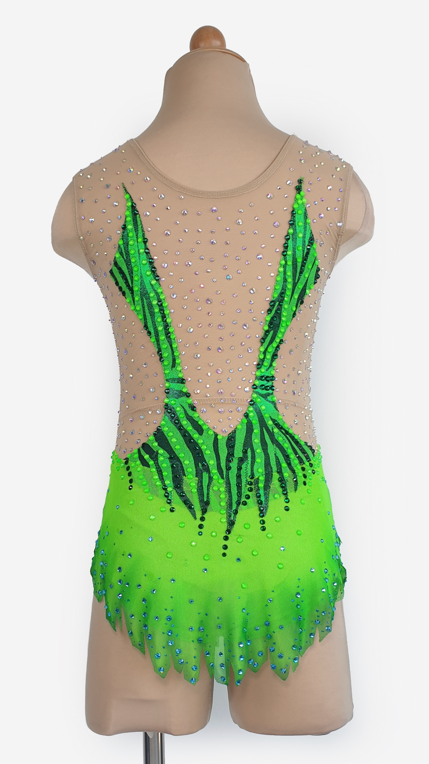BRAND NEW UNWORN! MYR600 rental price Neon Green & Blue Leotard (MYR2,500 at Checkout Includes Security Deposit)