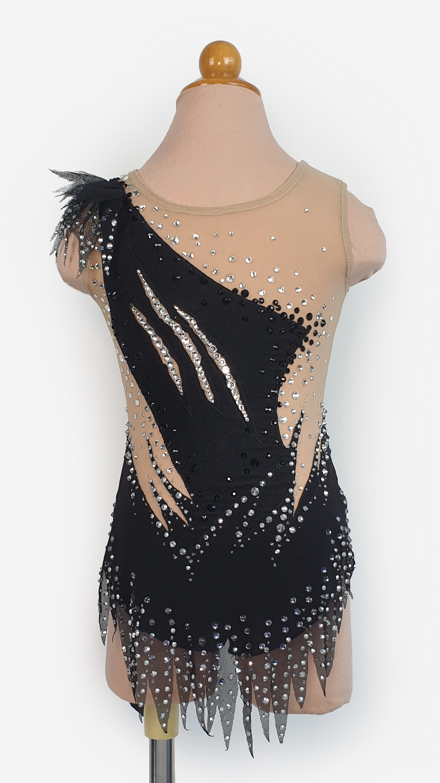 BRAND NEW UNWORN! MYR600 rental price Orange Black Tiger Eye Leotard (MYR2,500 at Checkout Includes Security Deposit)