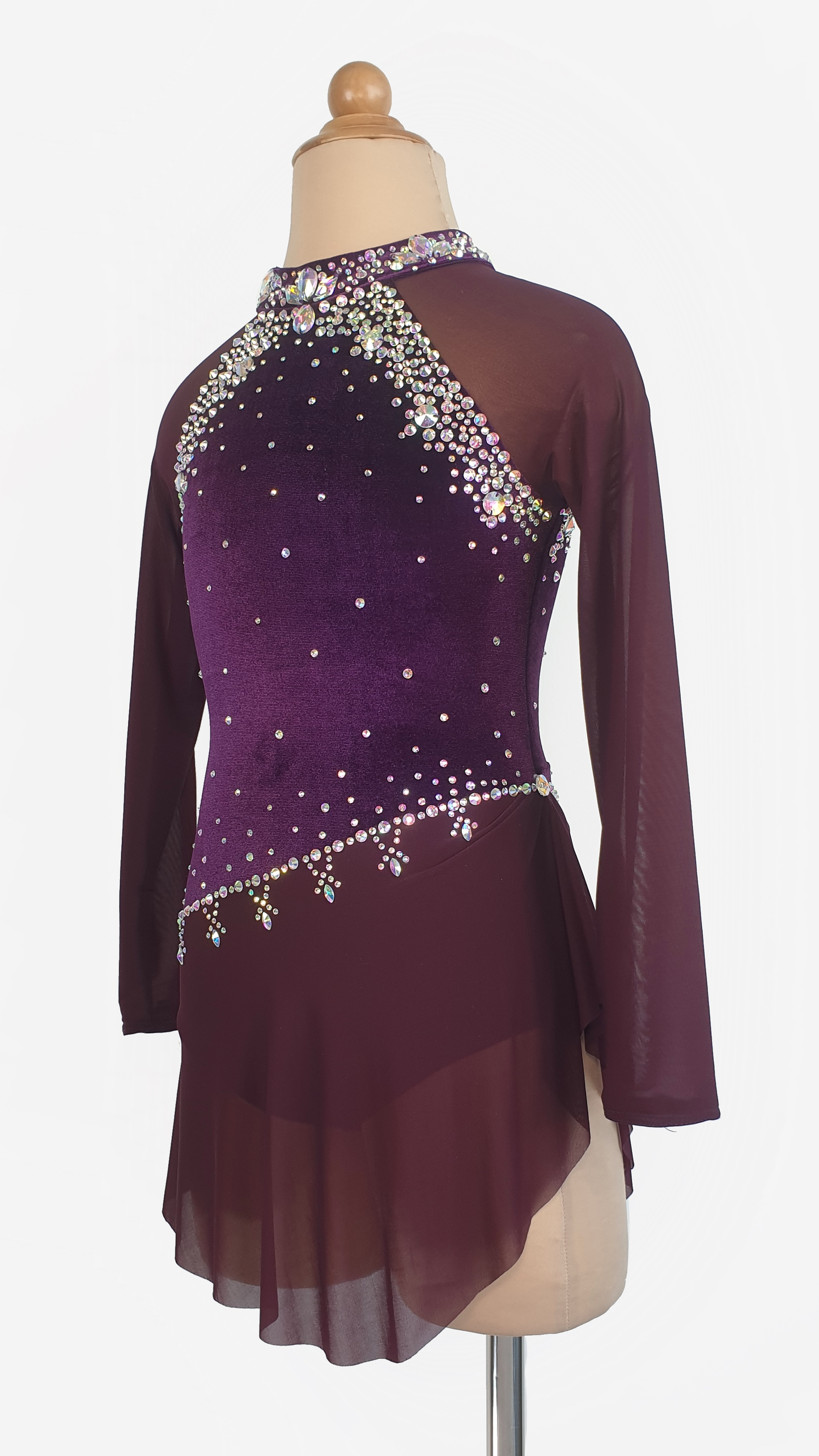 BRAND NEW UNWORN! MYR600 rental price Purple Plum Leotard (MYR2,500 at Checkout Includes Security Deposit)
