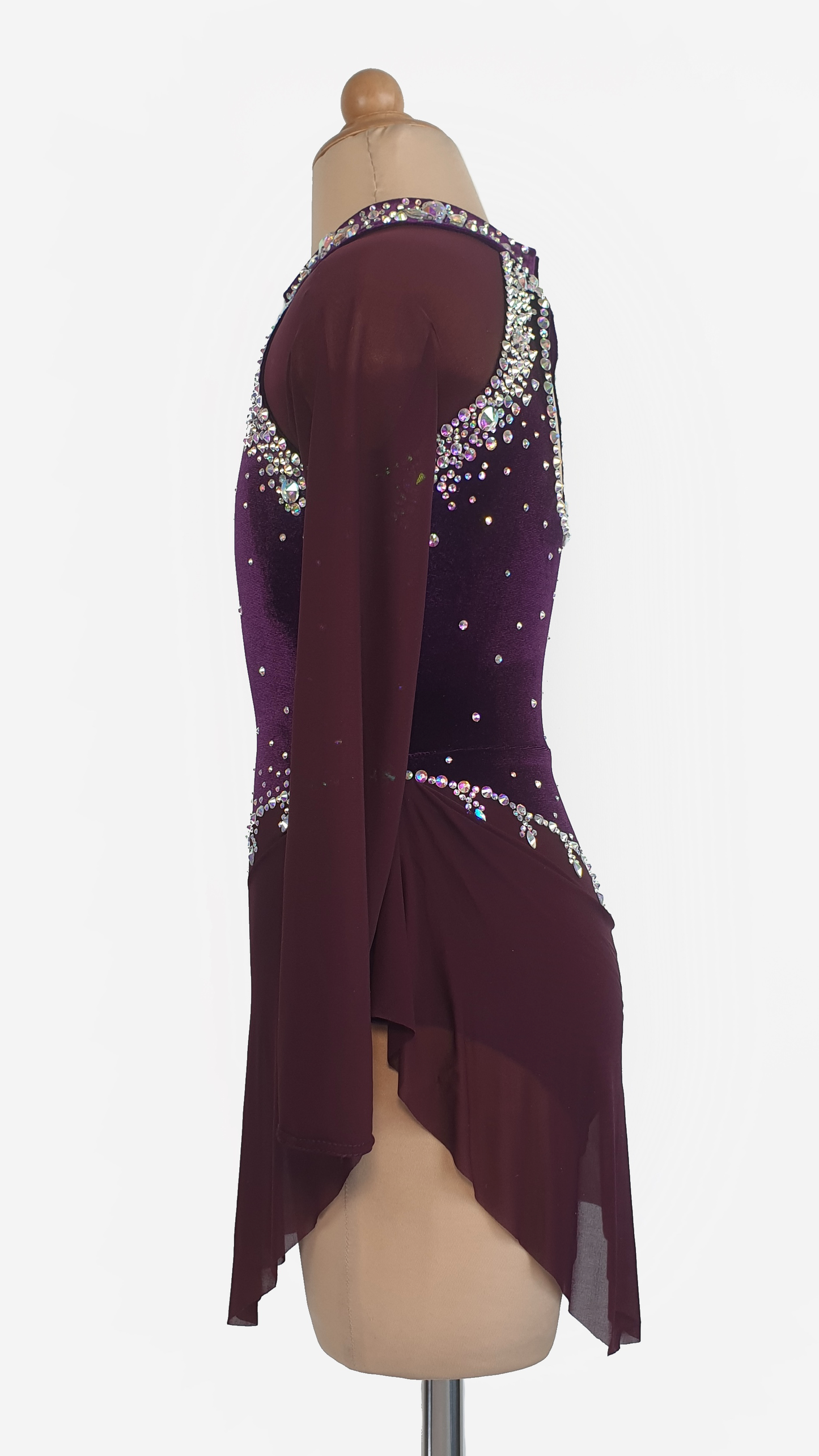 BRAND NEW UNWORN! MYR600 rental price Purple Plum Leotard (MYR2,500 at Checkout Includes Security Deposit)