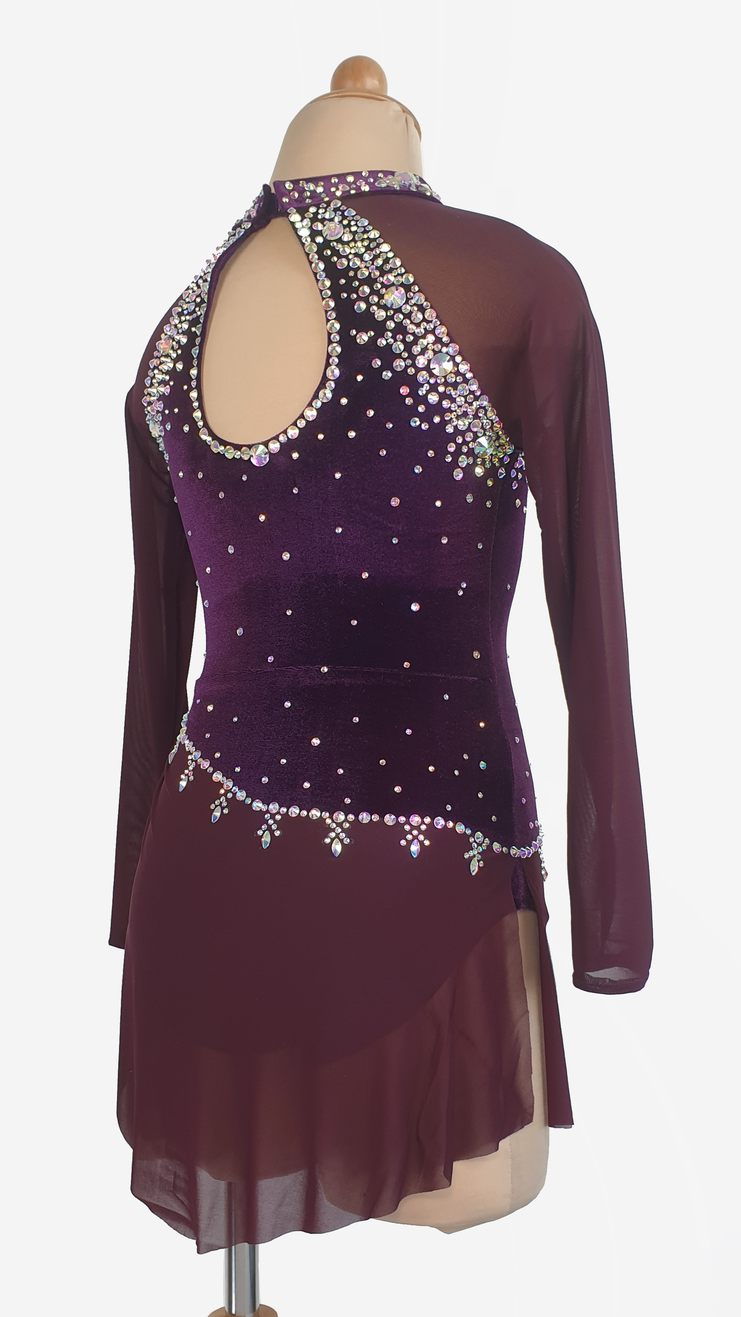 BRAND NEW UNWORN! MYR600 rental price Purple Plum Leotard (MYR2,500 at Checkout Includes Security Deposit)