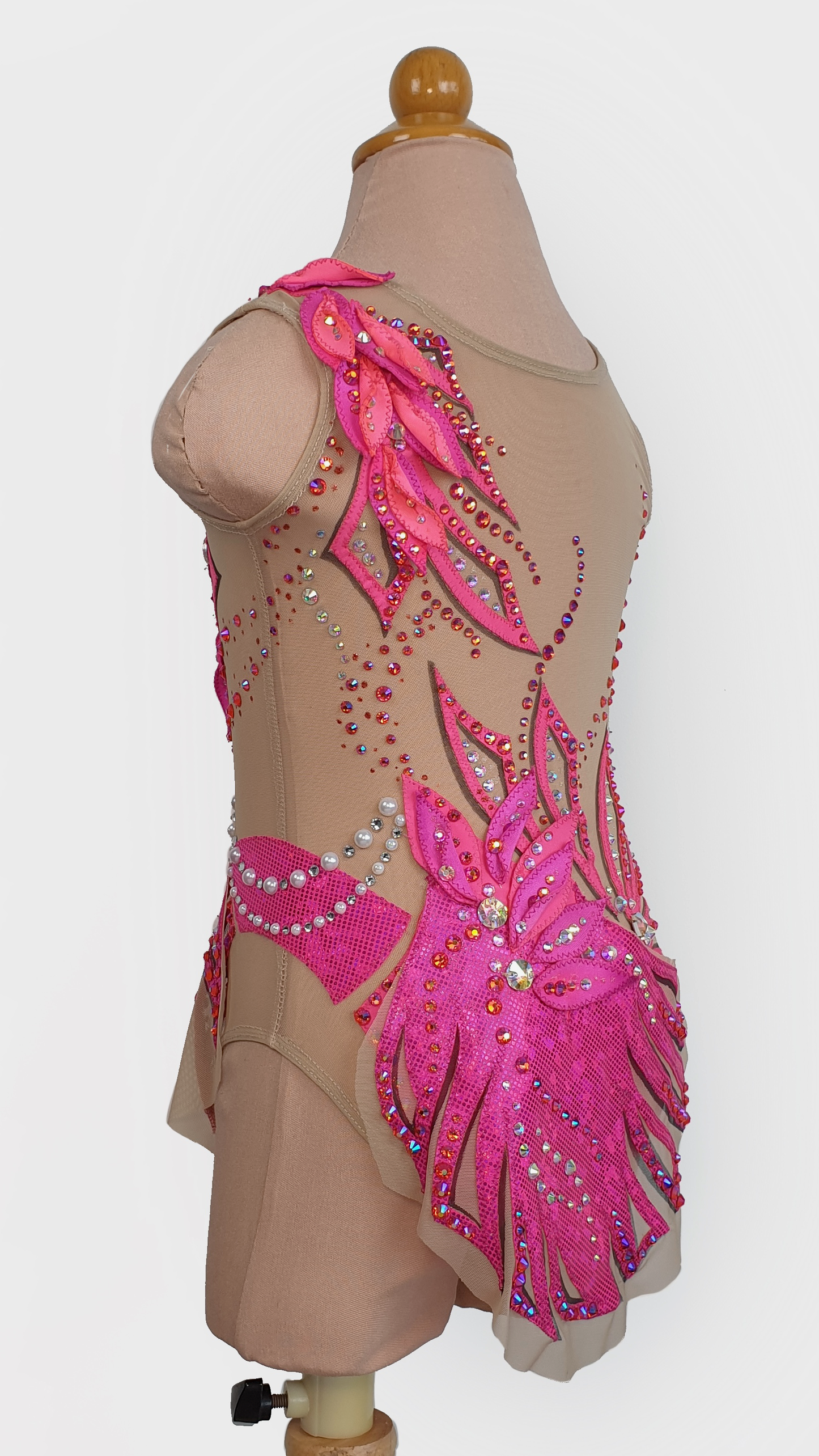BRAND NEW UNWORN! MYR600 rental price Pink Leaf Leotard (MYR2,500 at Checkout Includes Security Deposit)