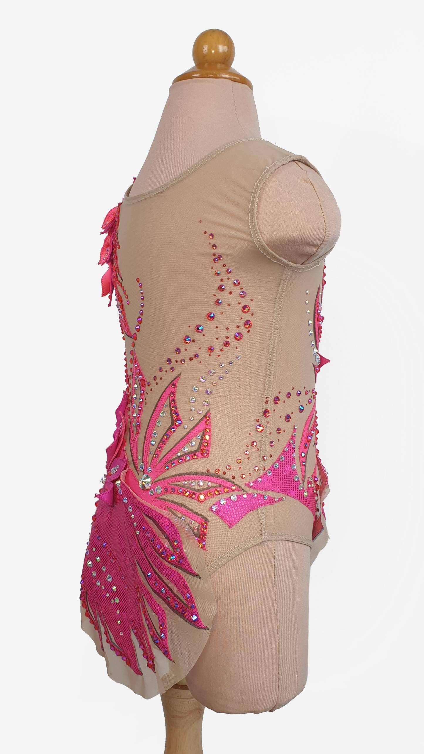 BRAND NEW UNWORN! MYR600 rental price Pink Leaf Leotard (MYR2,500 at Checkout Includes Security Deposit)