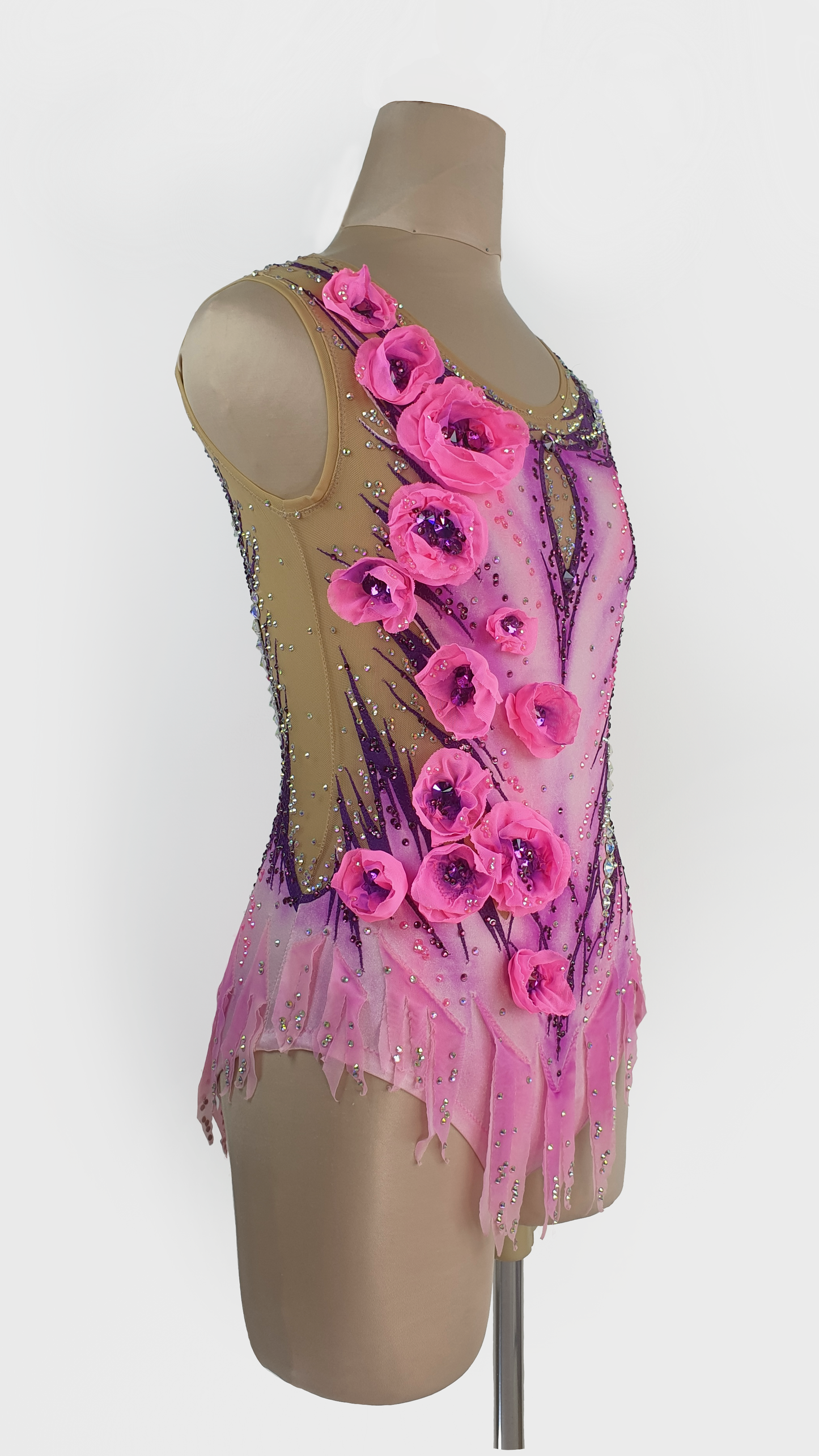 MYR400 rental price Floral Cascade Leotard (MYR1800 at Checkout Includes Security Deposit)