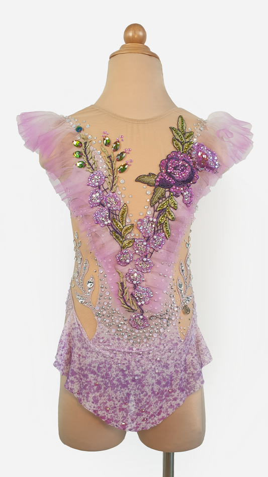 BRAND NEW UNWORN! MYR600 rental price Lavender Lace Leotard (MYR2,500 at Checkout Includes Security Deposit)