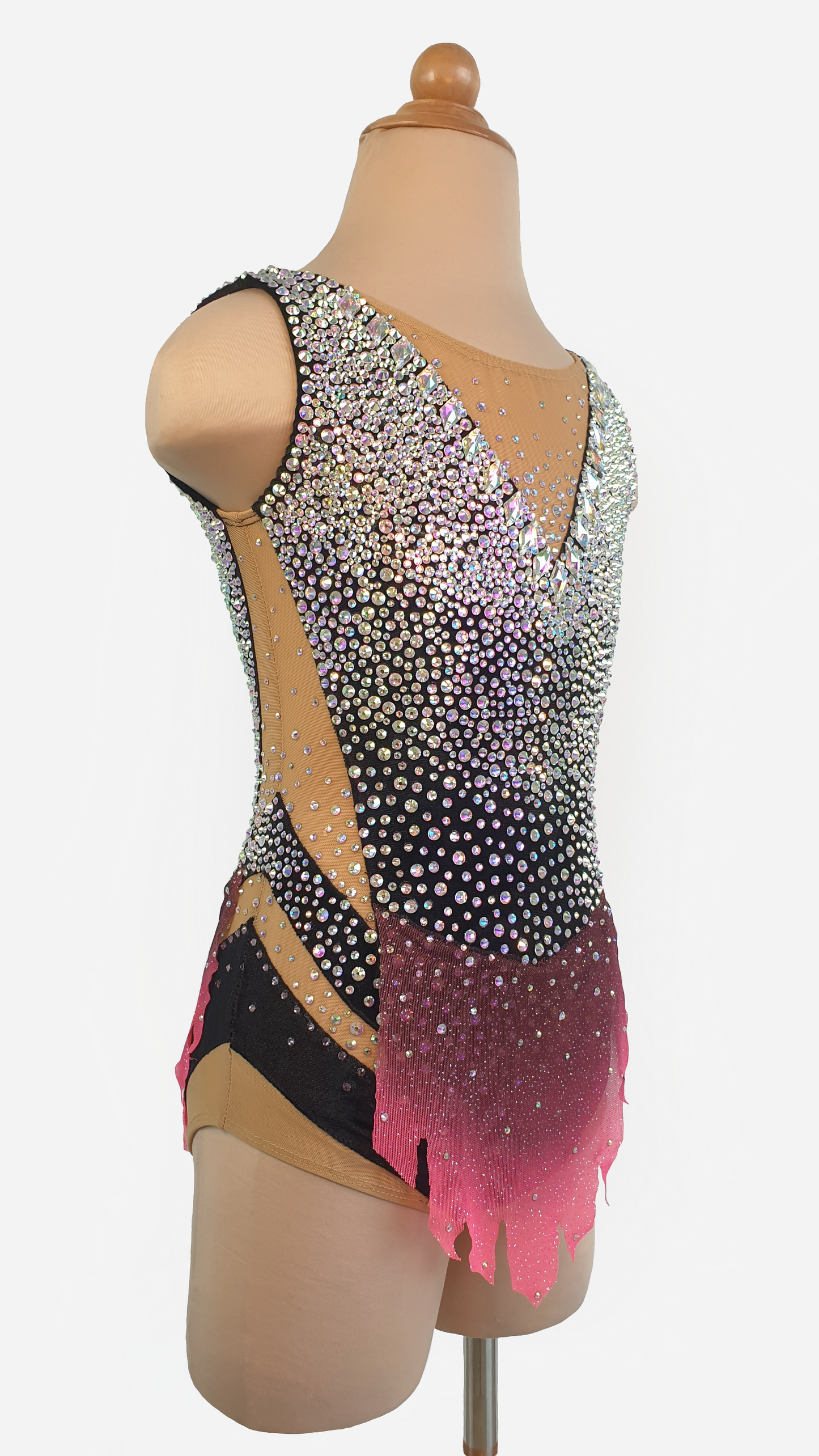 BRAND NEW UNWORN! MYR600 rental price Black Bedazzled Leotard (MYR2,500 at Checkout Includes Security Deposit)