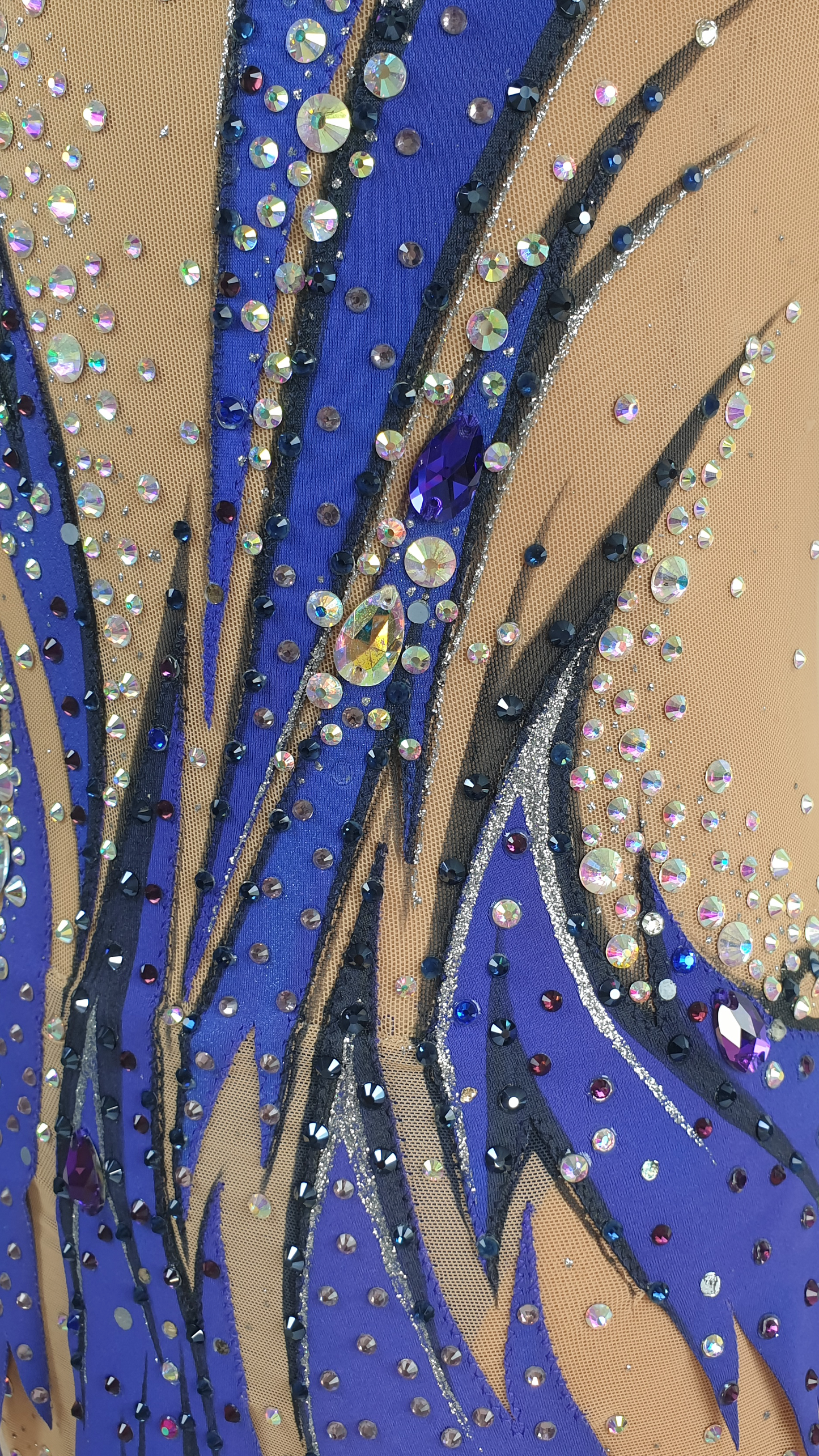 MYR350 rental price Royal Blue Leotard (MYR1400 at Checkout Includes Security Deposit)