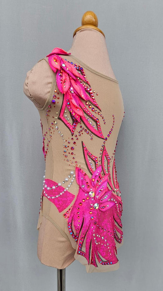 Pink Leaf Leotard (H 96.5cm)