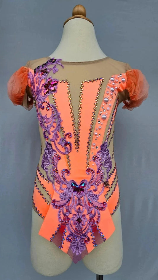 Peach Lace Leotard (H 120cm)