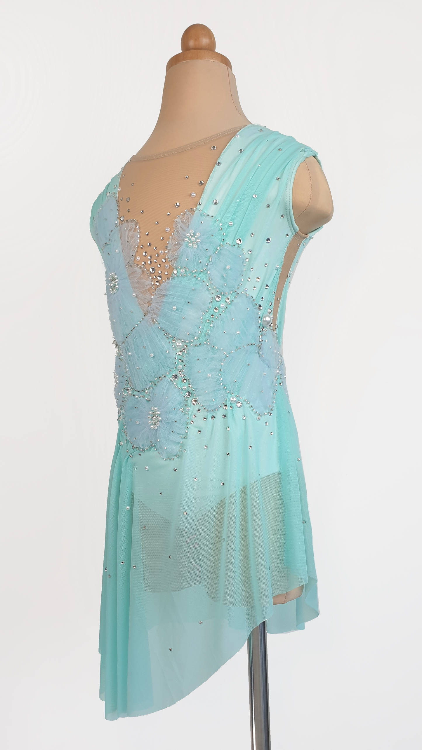 BRAND NEW UNWORN! MYR600 rental price Baby Blue Leotard (MYR2,500 at Checkout Includes Security Deposit)