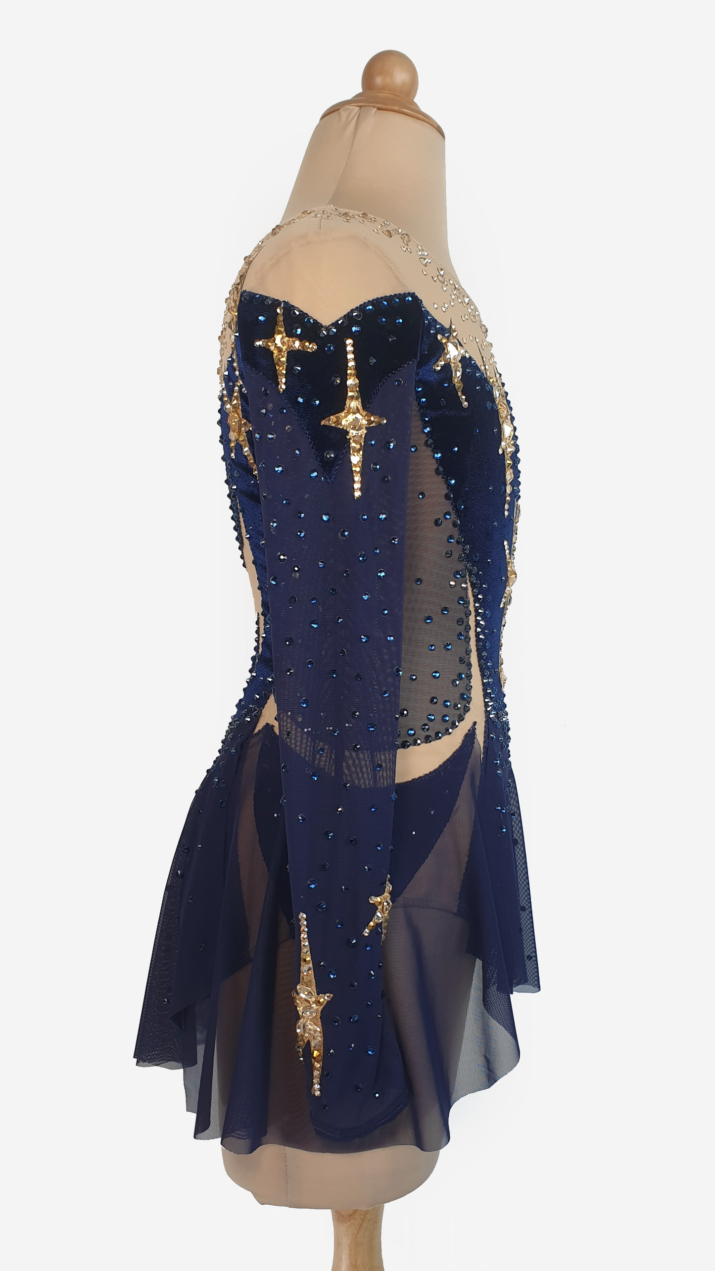 BRAND NEW UNWORN! MYR600 rental price Blue Star Leotard (MYR2,500 at Checkout Includes Security Deposit)