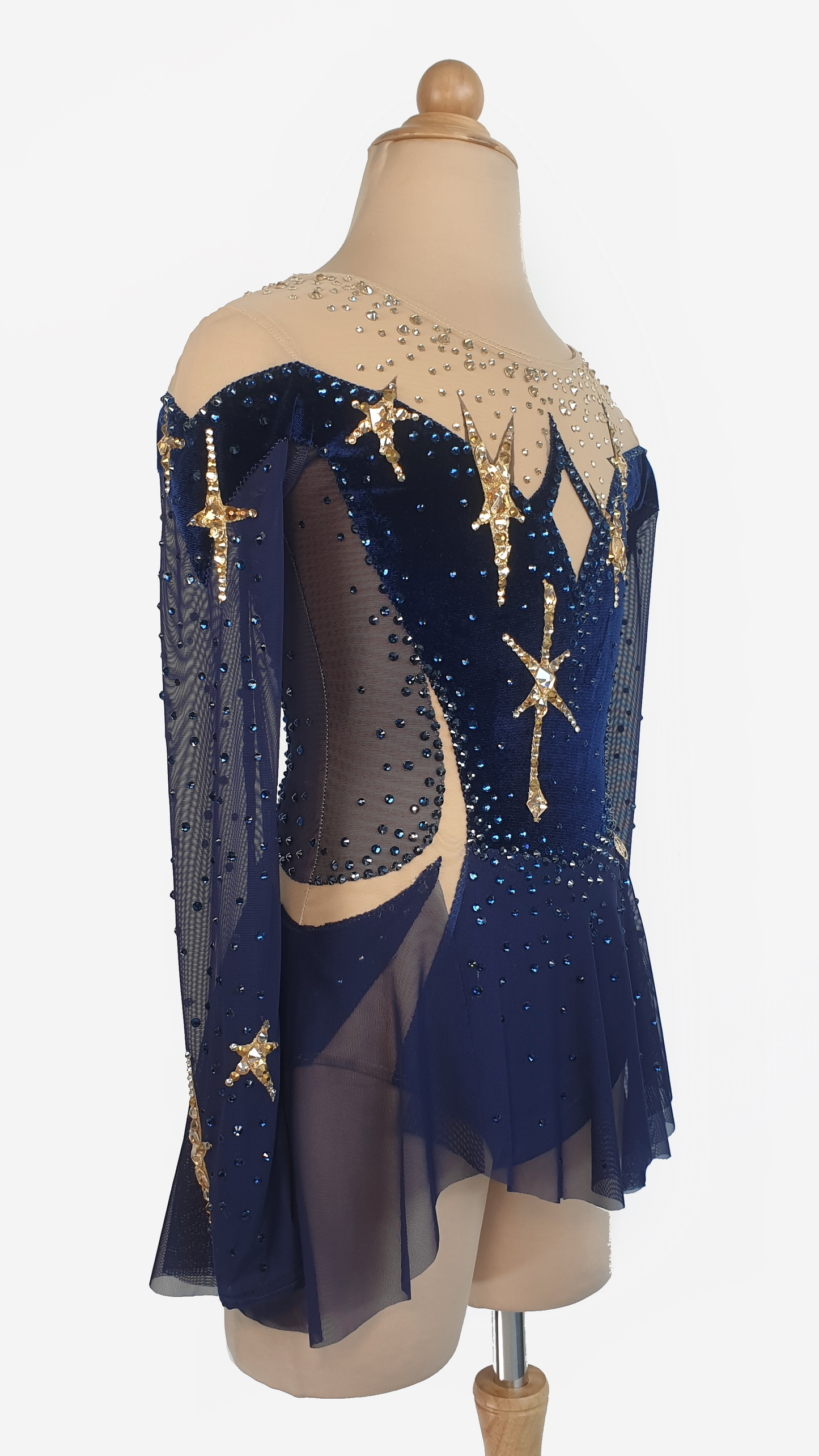 BRAND NEW UNWORN! MYR600 rental price Blue Star Leotard (MYR2,500 at Checkout Includes Security Deposit)