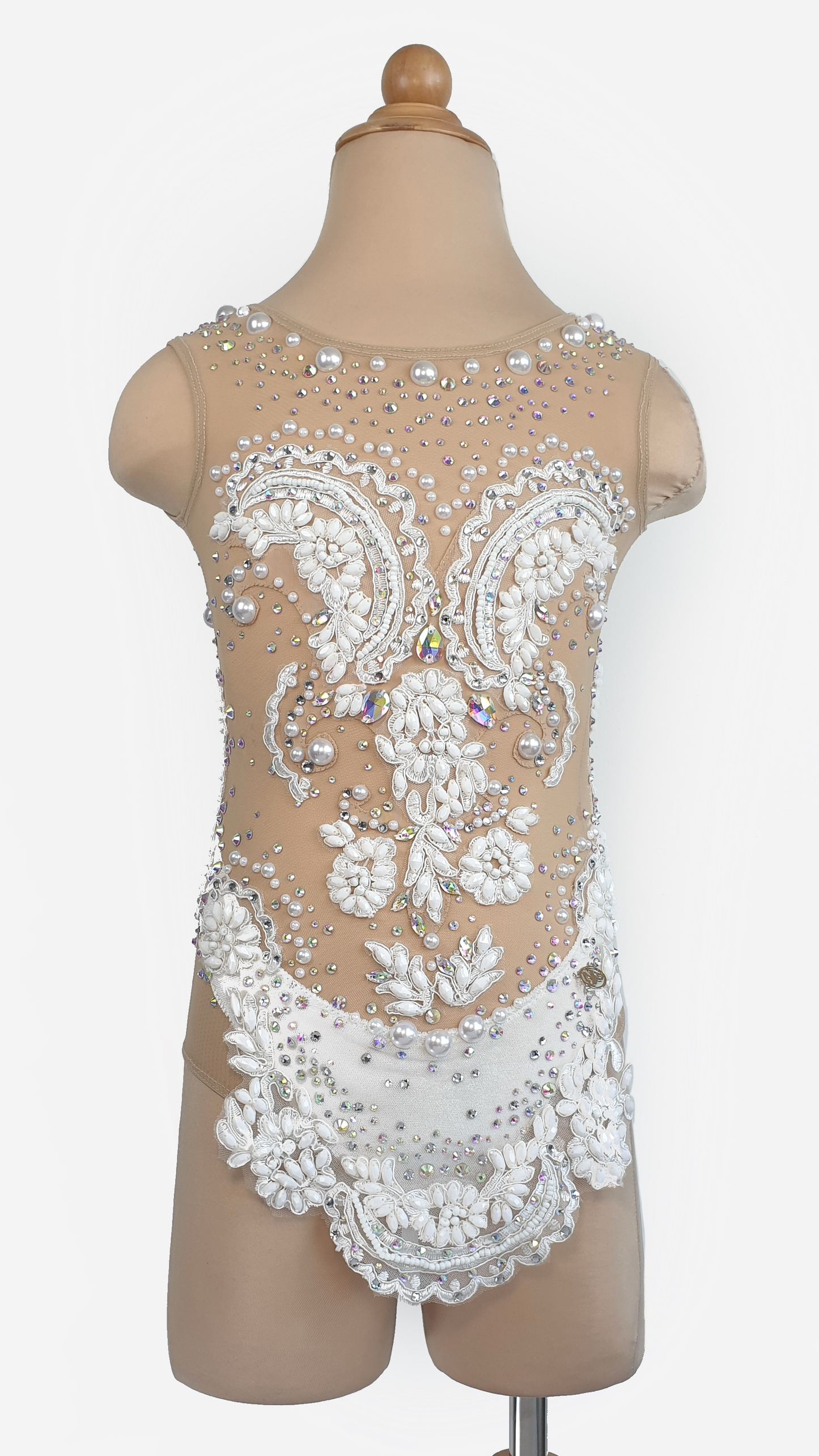BRAND NEW UNWORN! MYR600 rental price White Lace Leotard (MYR2,500 at Checkout Includes Security Deposit)