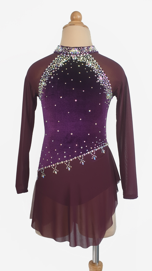 BRAND NEW UNWORN! MYR600 rental price Purple Plum Leotard (MYR2,500 at Checkout Includes Security Deposit)
