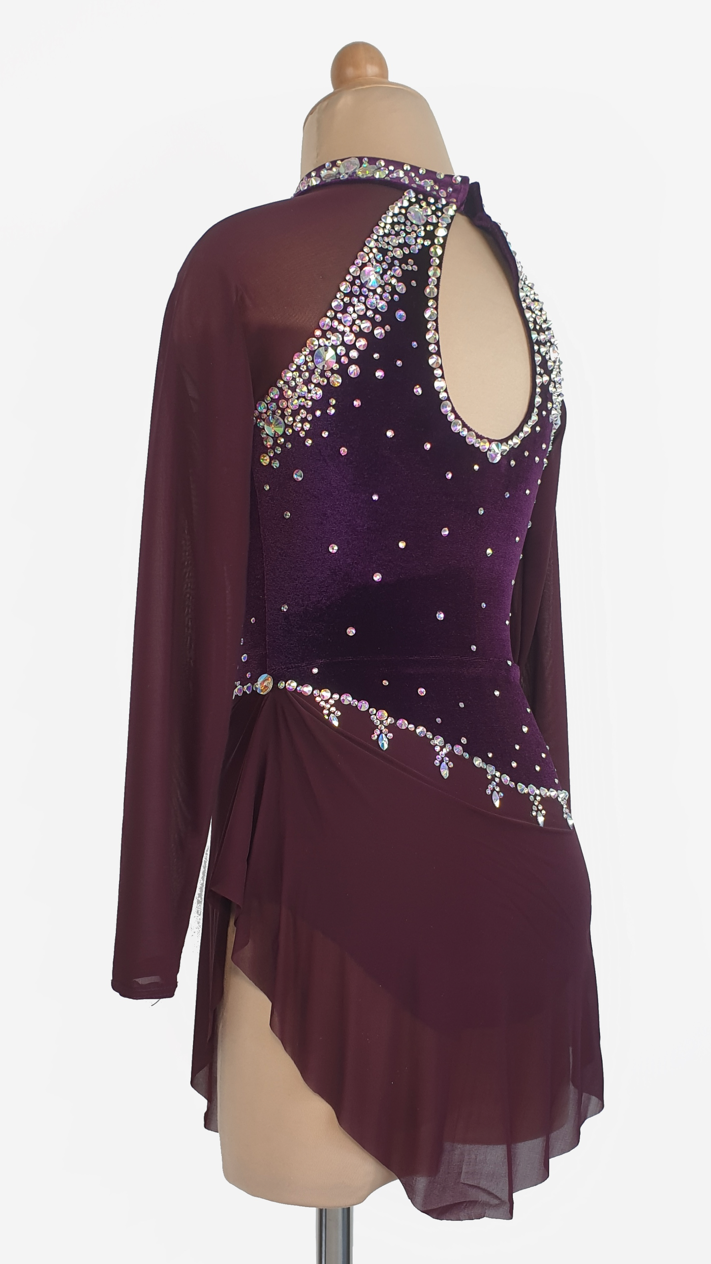 BRAND NEW UNWORN! MYR600 rental price Purple Plum Leotard (MYR2,500 at Checkout Includes Security Deposit)