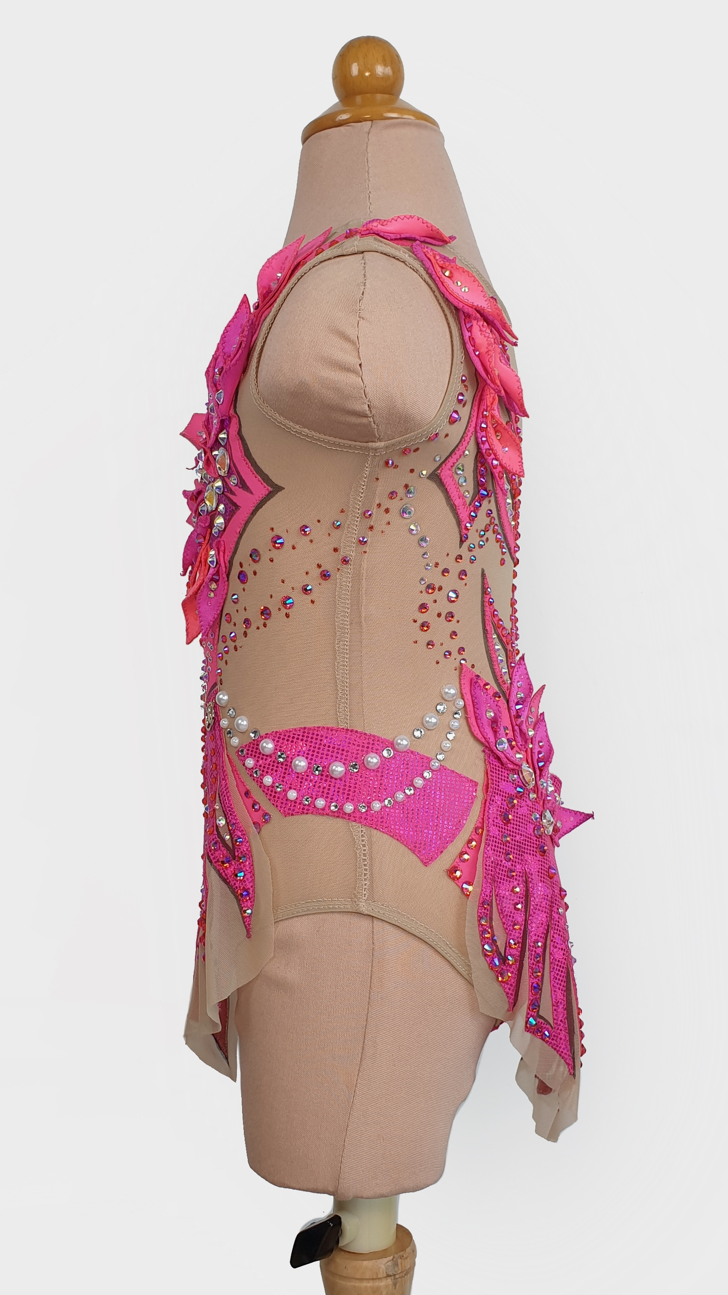 BRAND NEW UNWORN! MYR600 rental price Pink Leaf Leotard (MYR2,500 at Checkout Includes Security Deposit)