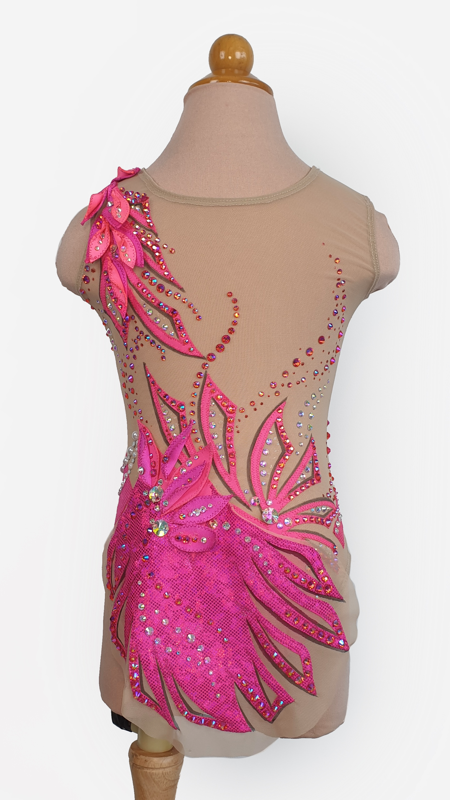BRAND NEW UNWORN! MYR600 rental price Pink Leaf Leotard (MYR2,500 at Checkout Includes Security Deposit)
