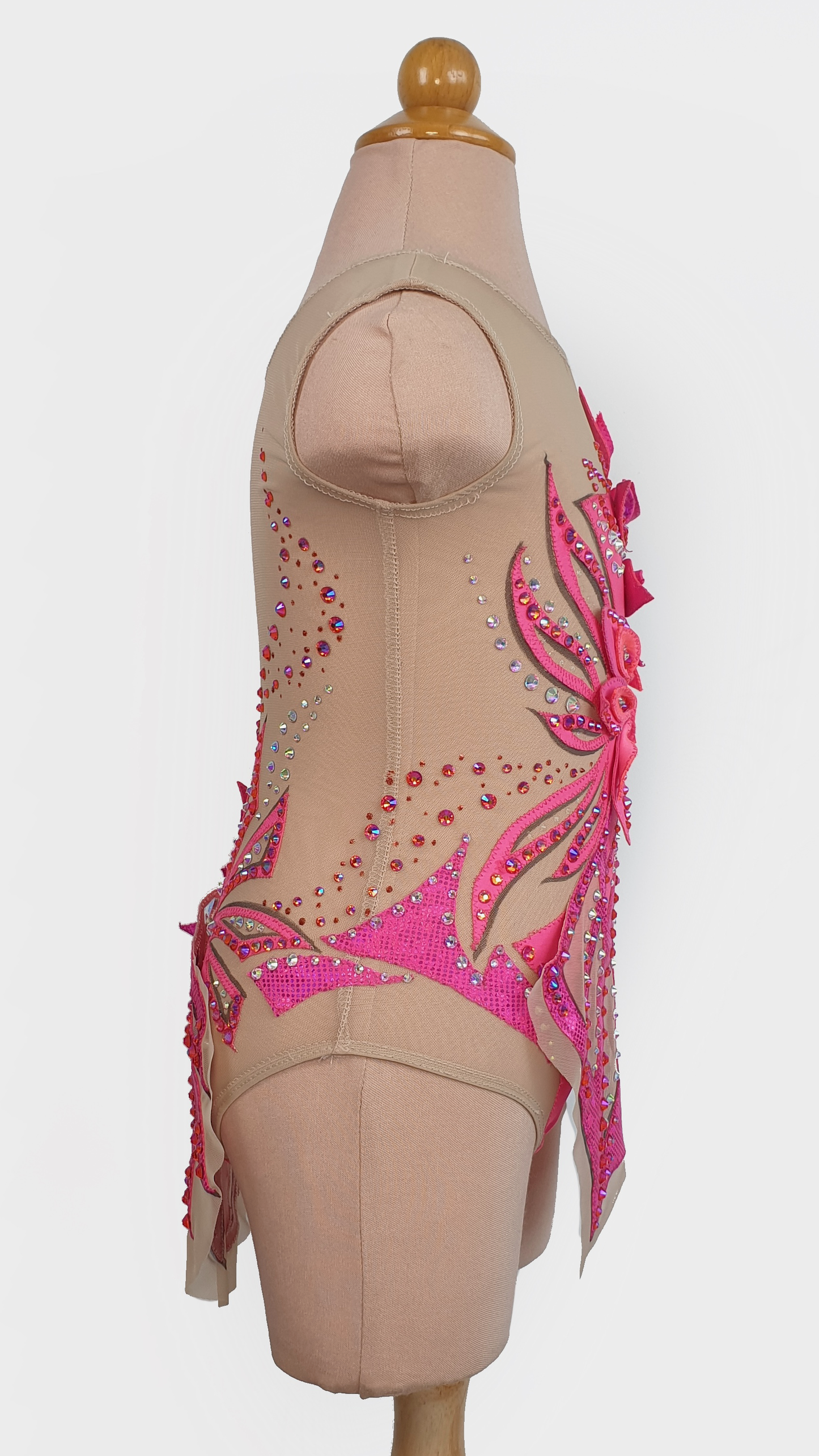 BRAND NEW UNWORN! MYR600 rental price Pink Leaf Leotard (MYR2,500 at Checkout Includes Security Deposit)