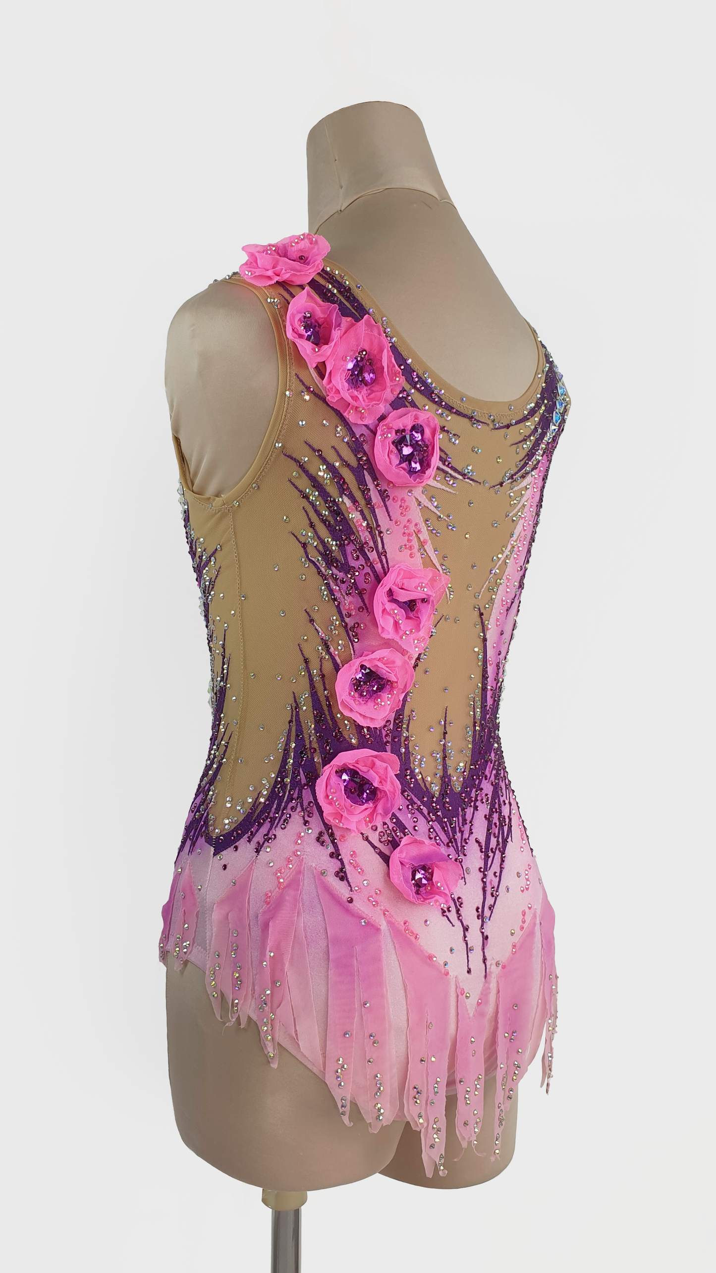 MYR400 rental price Floral Cascade Leotard (MYR1800 at Checkout Includes Security Deposit)