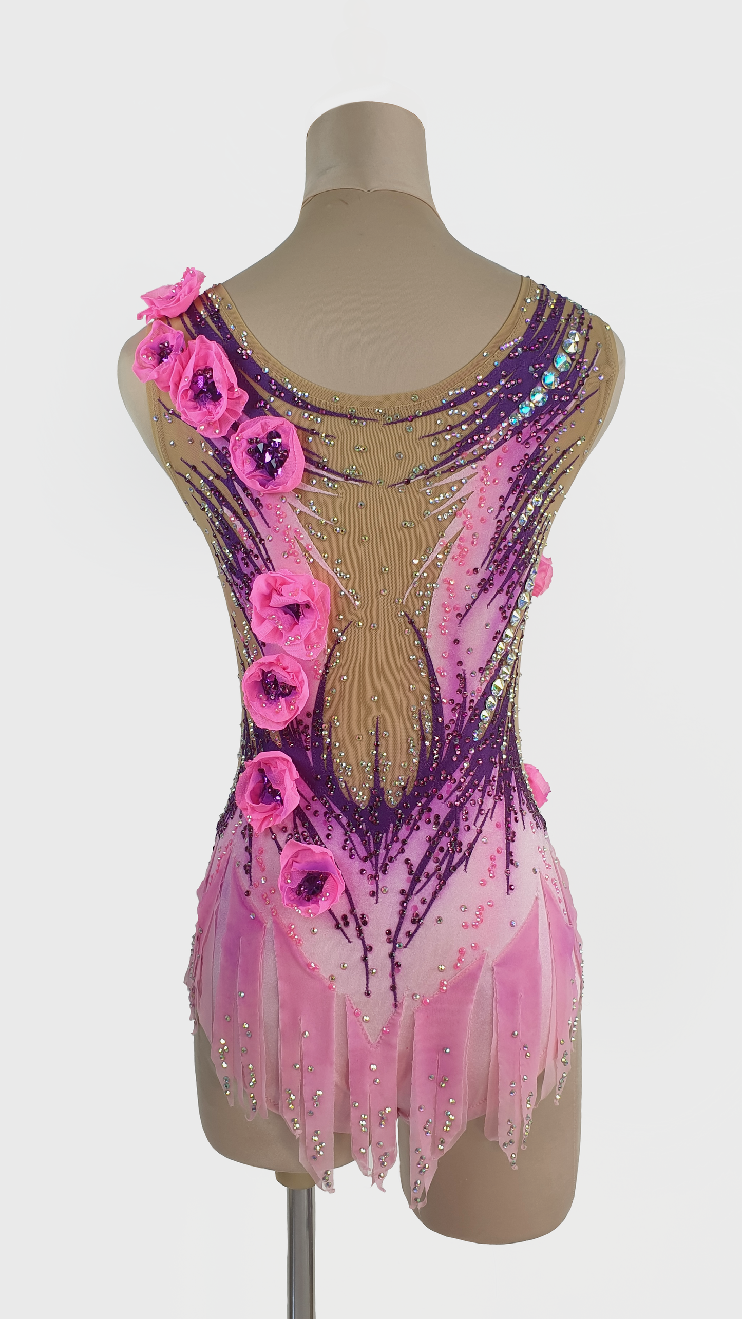 MYR400 rental price Floral Cascade Leotard (MYR1800 at Checkout Includes Security Deposit)