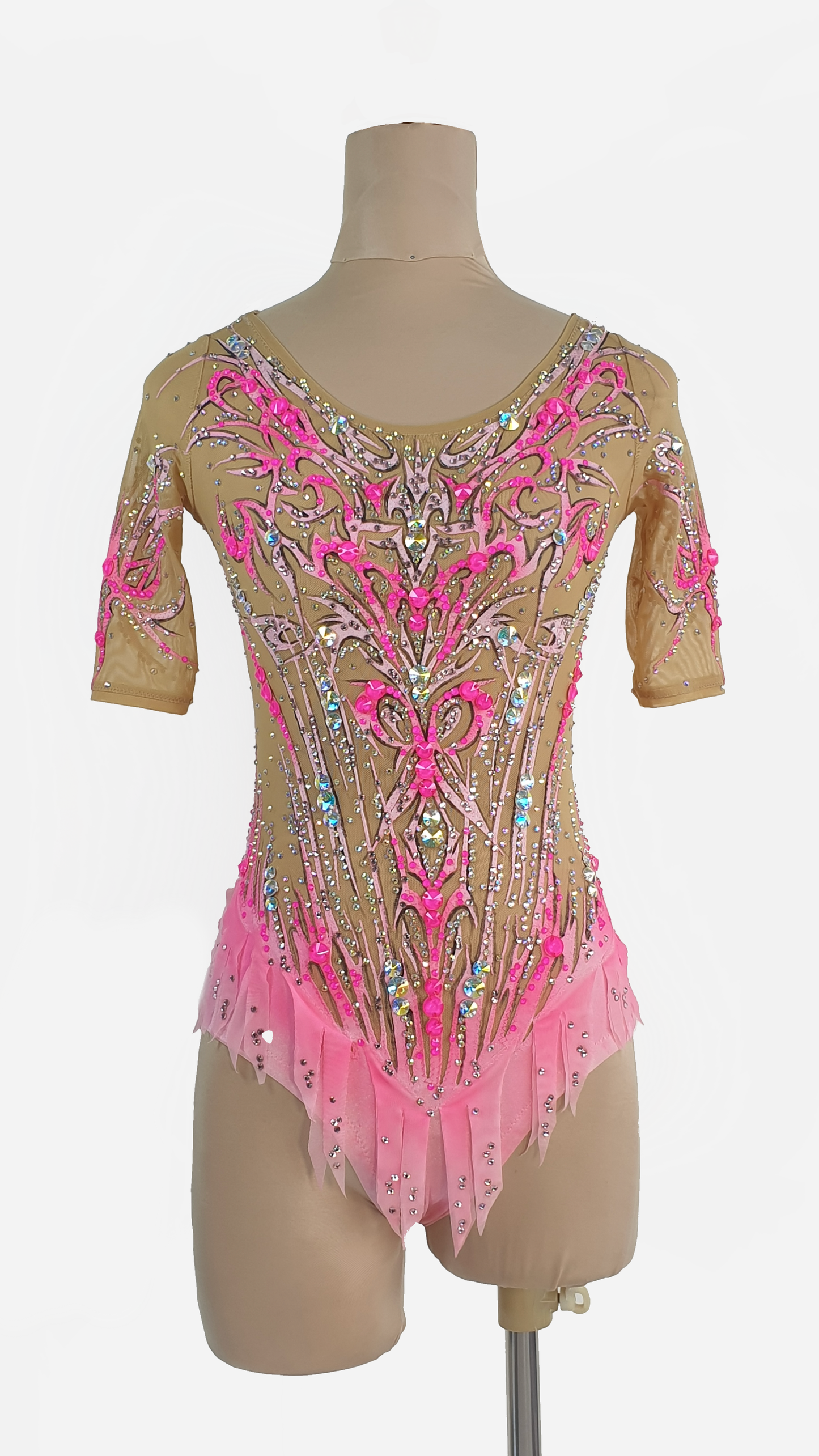 MYR400 rental price Pink-On-Pink Leotard (MYR1800 at Checkout Includes Security Deposit)