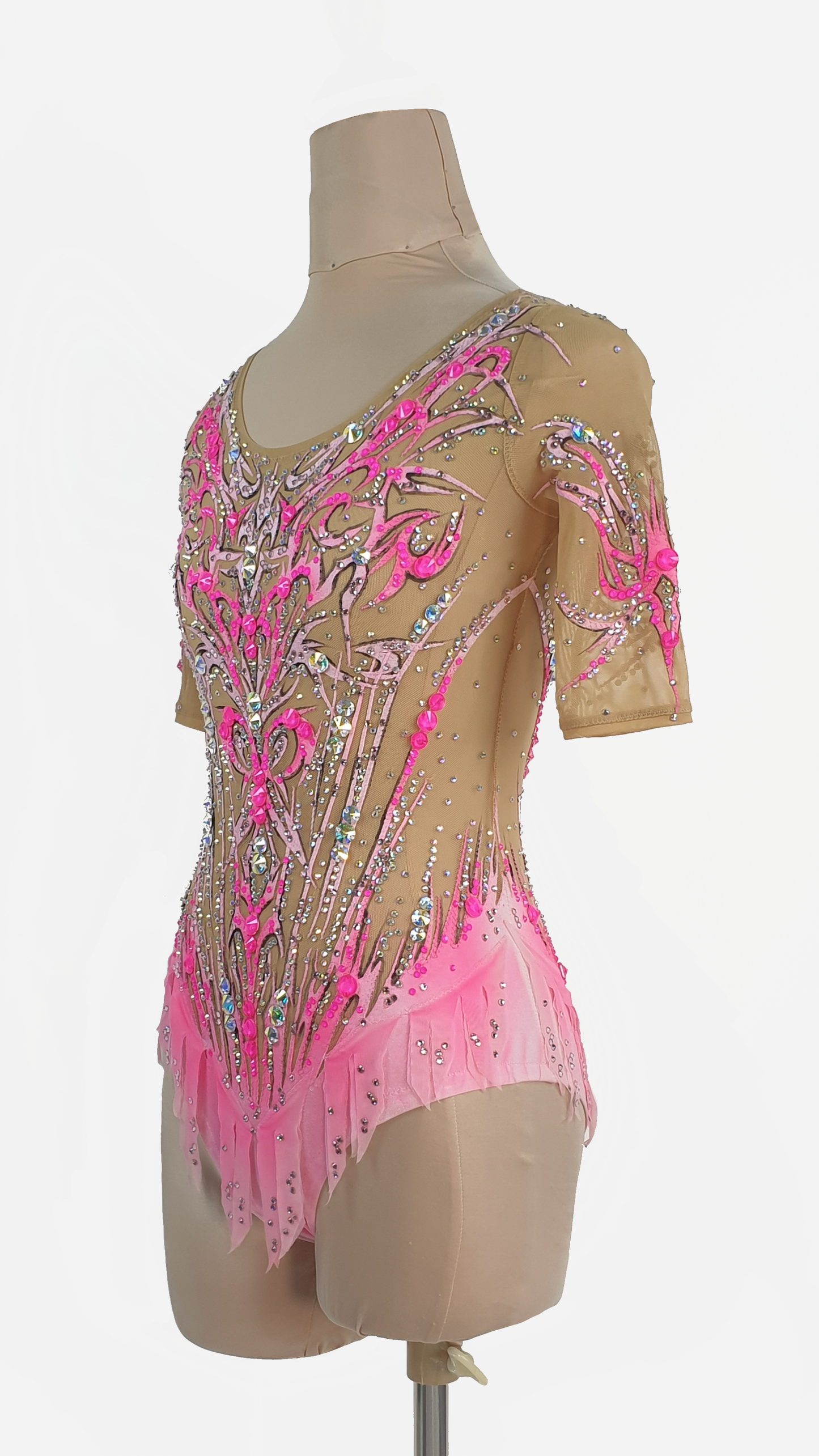 MYR400 rental price Pink-On-Pink Leotard (MYR1800 at Checkout Includes Security Deposit)