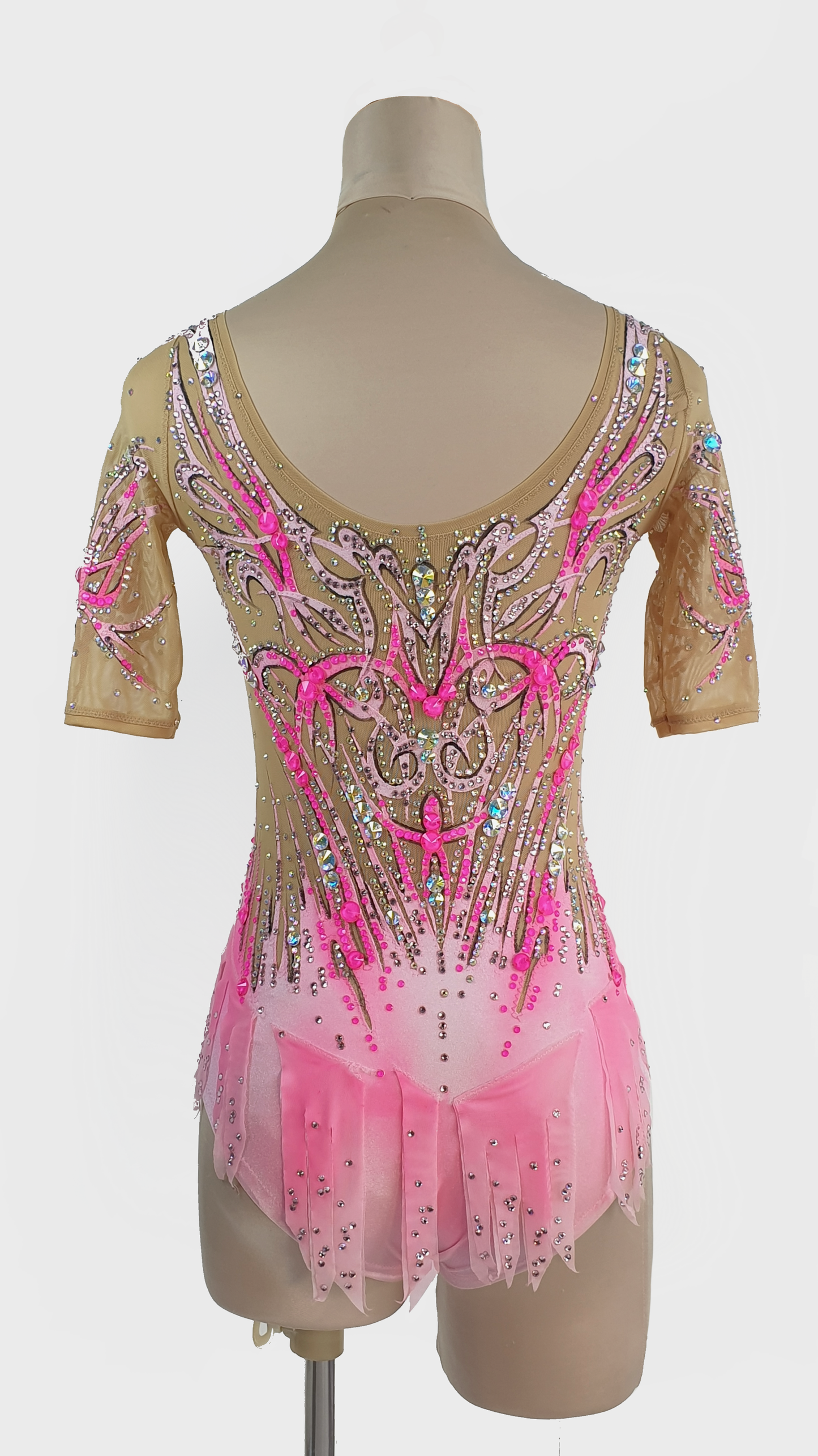 MYR400 rental price Pink-On-Pink Leotard (MYR1800 at Checkout Includes Security Deposit)