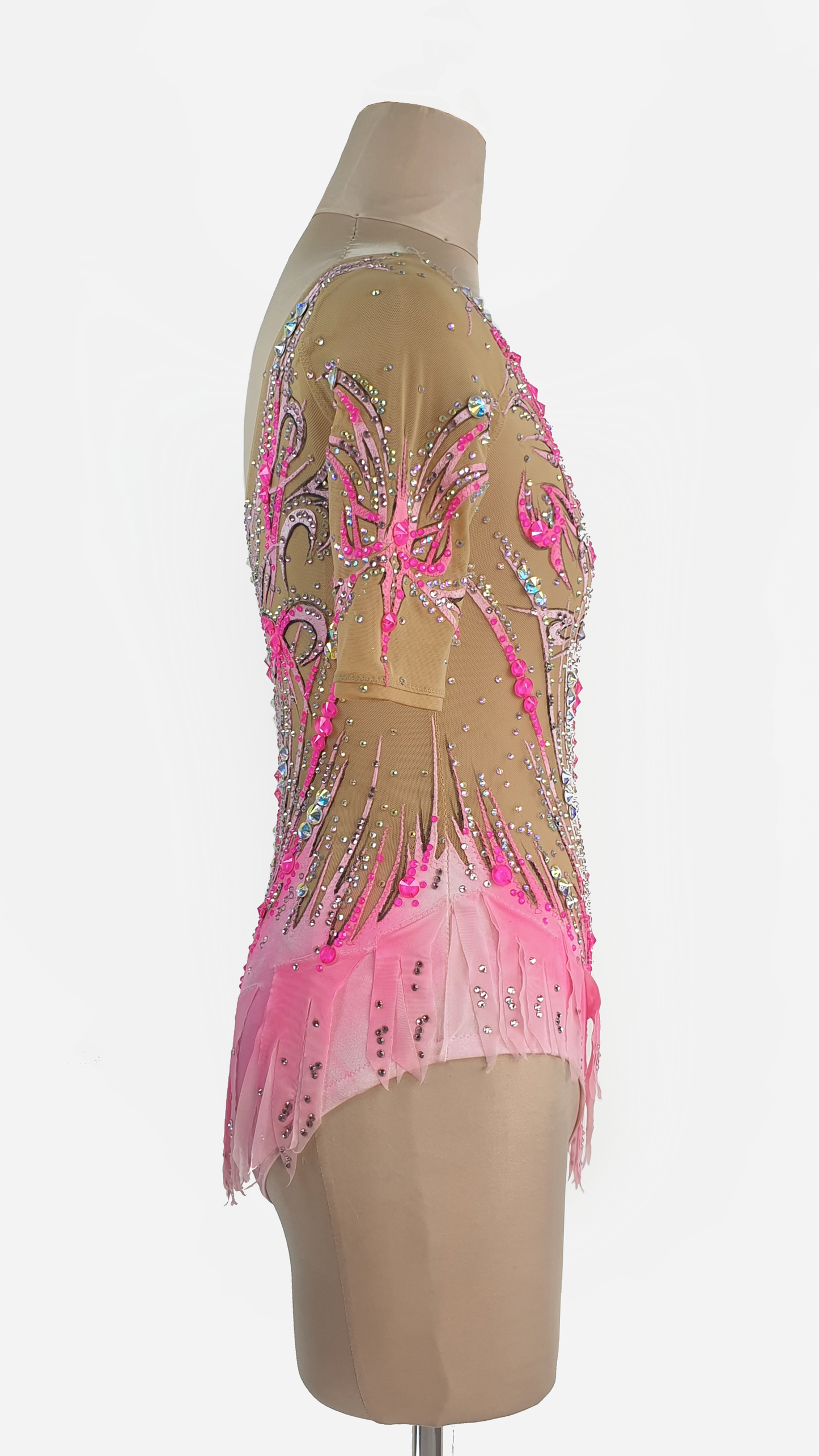 MYR400 rental price Pink-On-Pink Leotard (MYR1800 at Checkout Includes Security Deposit)