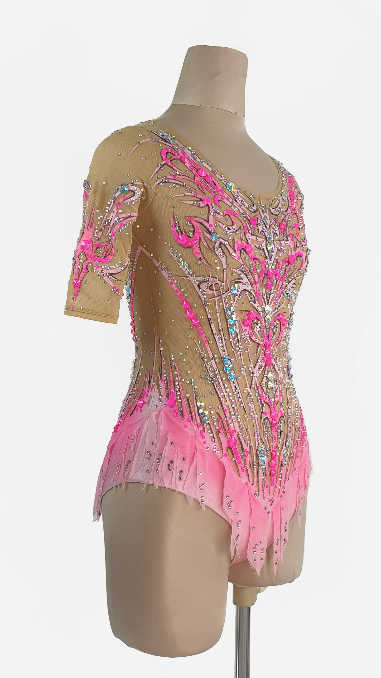 MYR400 rental price Pink-On-Pink Leotard (MYR1800 at Checkout Includes Security Deposit)