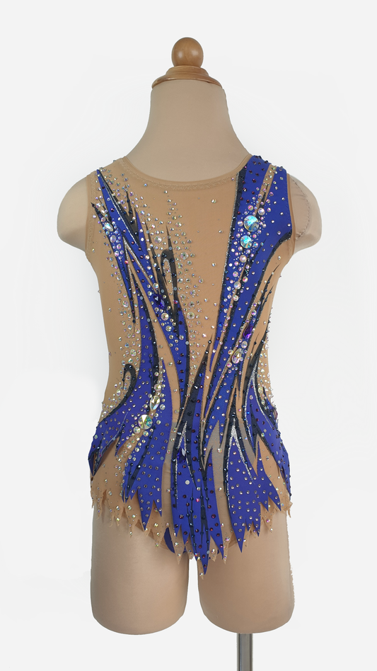 MYR350 rental price Royal Blue Leotard (MYR1400 at Checkout Includes Security Deposit)