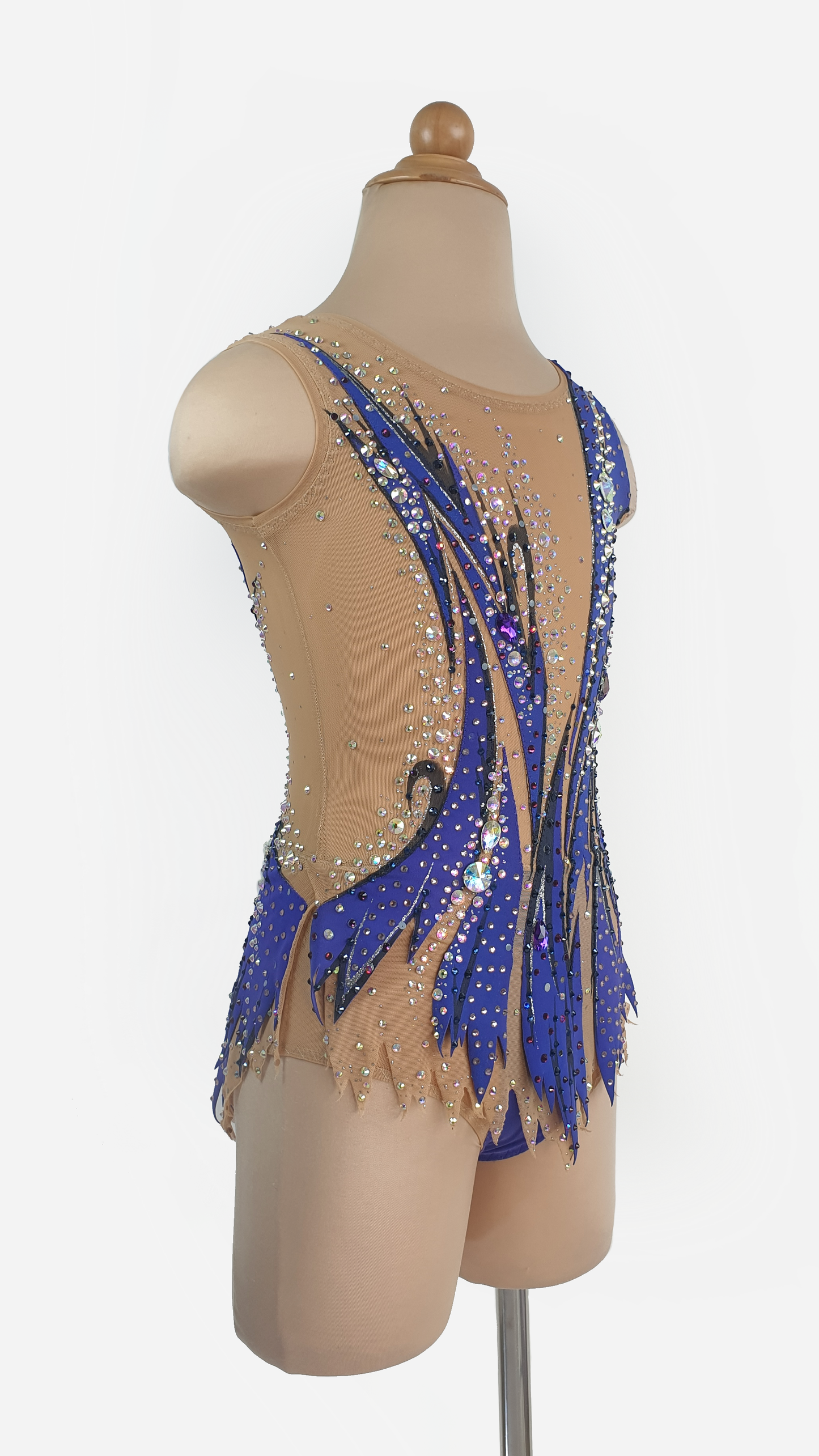 MYR350 rental price Royal Blue Leotard (MYR1400 at Checkout Includes Security Deposit)