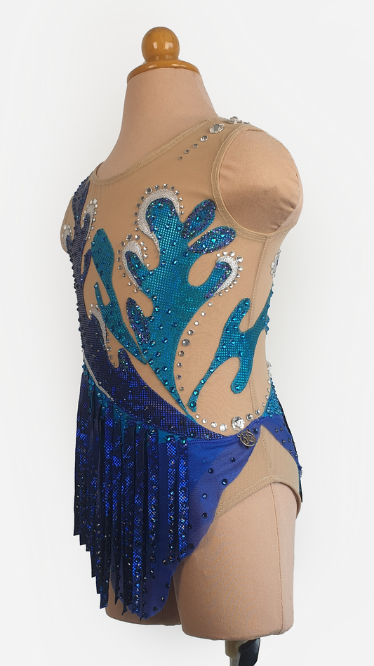 BRAND NEW UNWORN! MYR600 rental price Blue Ocean Leotard (MYR1,600 at Checkout Includes Security Deposit)