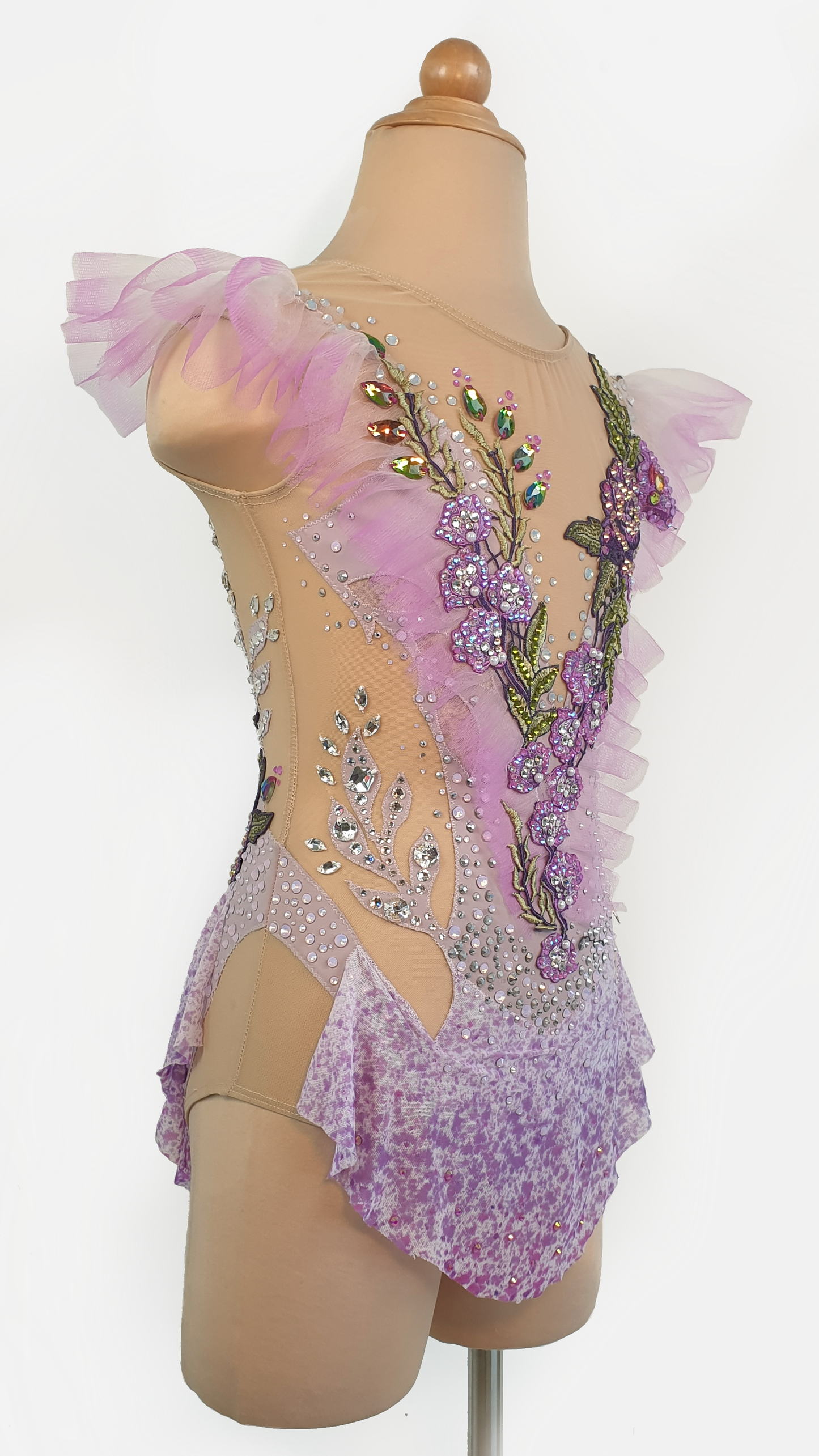 BRAND NEW UNWORN! MYR600 rental price Lavender Lace Leotard (MYR2,500 at Checkout Includes Security Deposit)