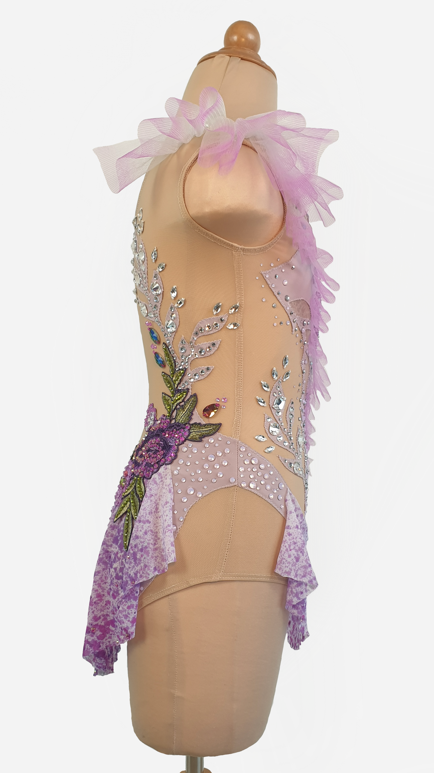 BRAND NEW UNWORN! MYR600 rental price Lavender Lace Leotard (MYR2,500 at Checkout Includes Security Deposit)
