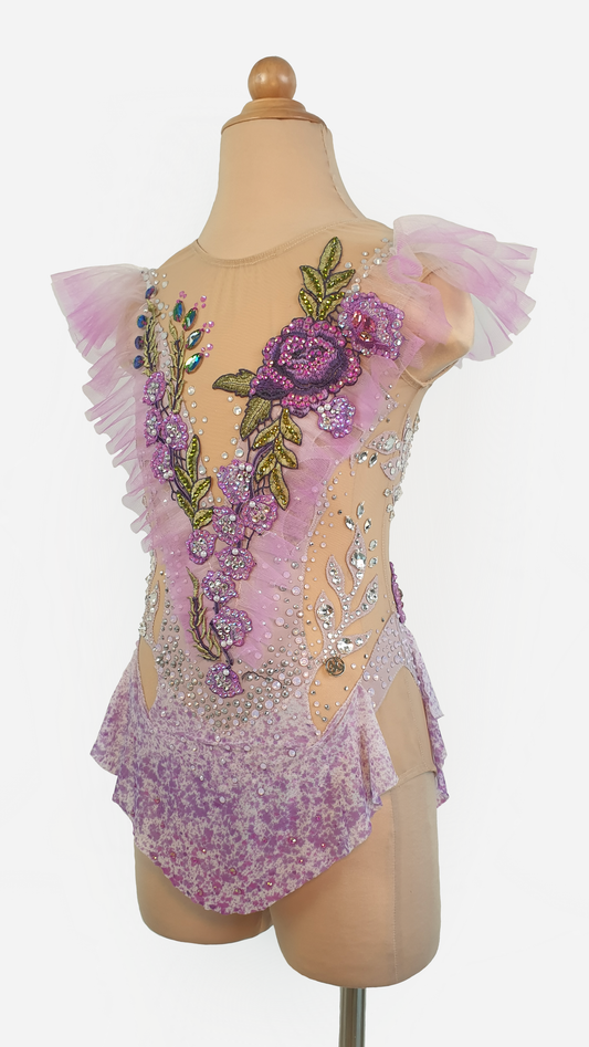 BRAND NEW UNWORN! MYR600 rental price Lavender Lace Leotard (MYR2,500 at Checkout Includes Security Deposit)