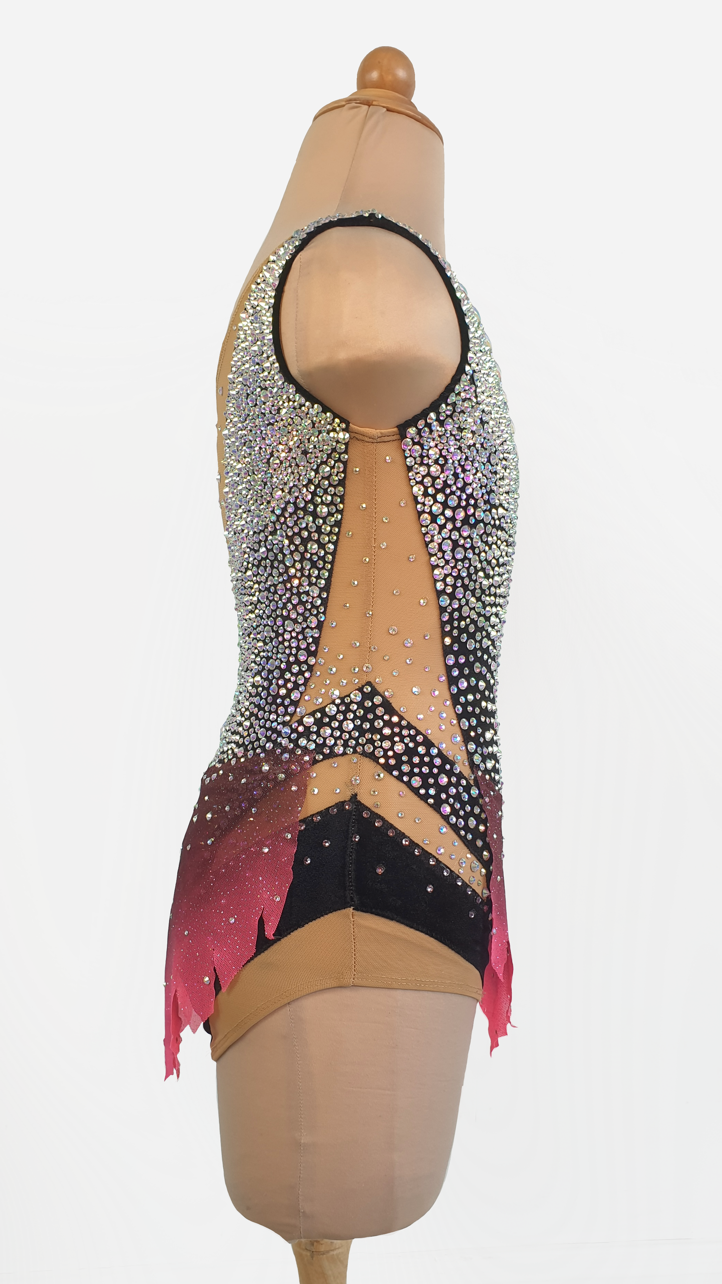BRAND NEW UNWORN! MYR600 rental price Black Bedazzled Leotard (MYR2,500 at Checkout Includes Security Deposit)