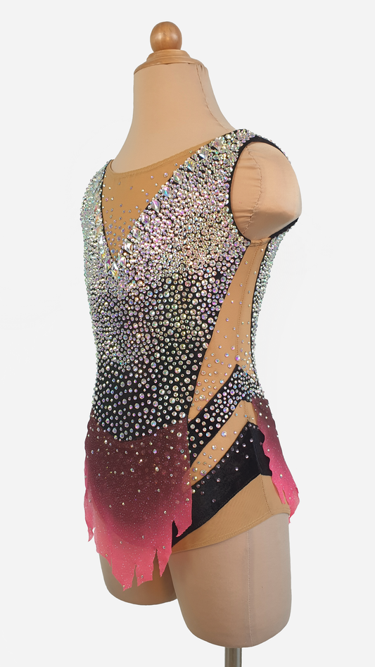 BRAND NEW UNWORN! MYR600 rental price Black Bedazzled Leotard (MYR2,500 at Checkout Includes Security Deposit)