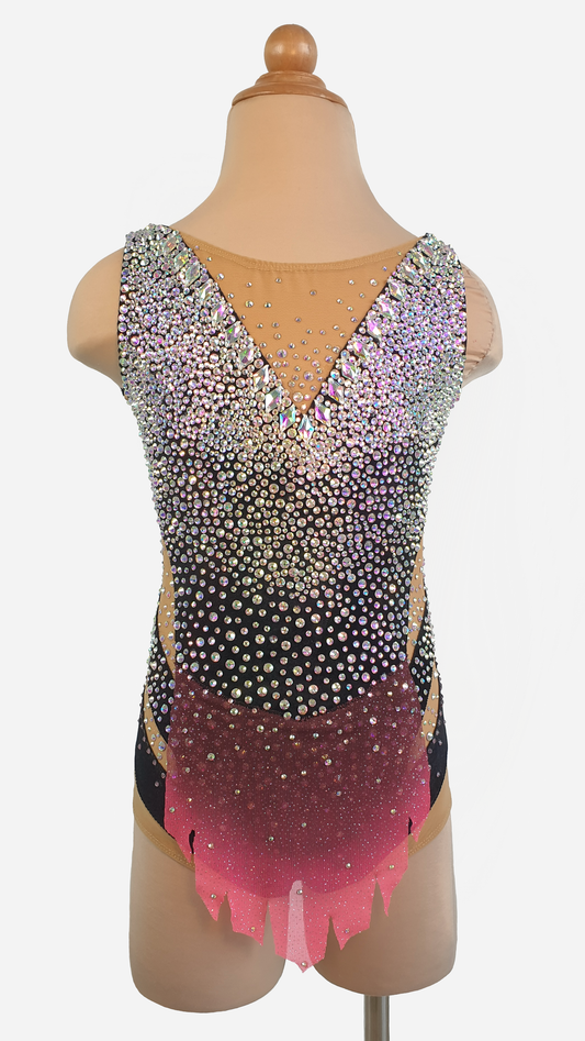 BRAND NEW UNWORN! MYR600 rental price Black Bedazzled Leotard (MYR2,500 at Checkout Includes Security Deposit)