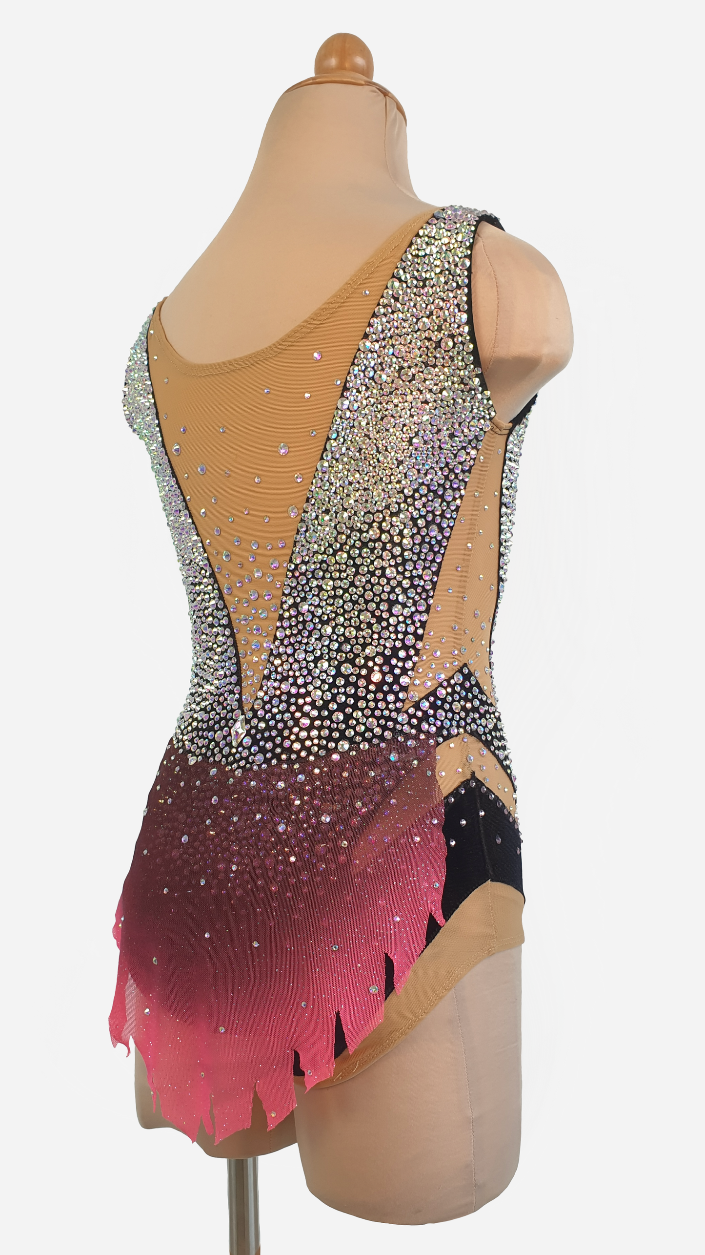 BRAND NEW UNWORN! MYR600 rental price Black Bedazzled Leotard (MYR2,500 at Checkout Includes Security Deposit)