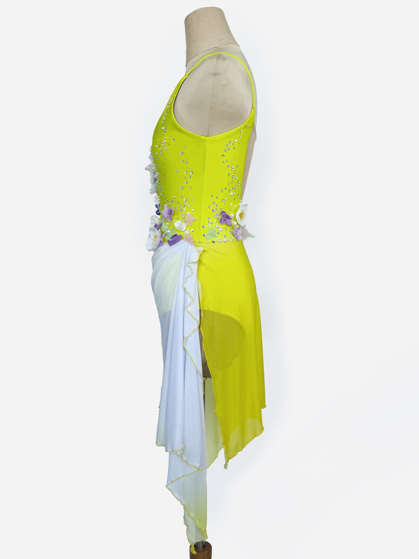 Yellow Sunshine Ice Skating Leotard