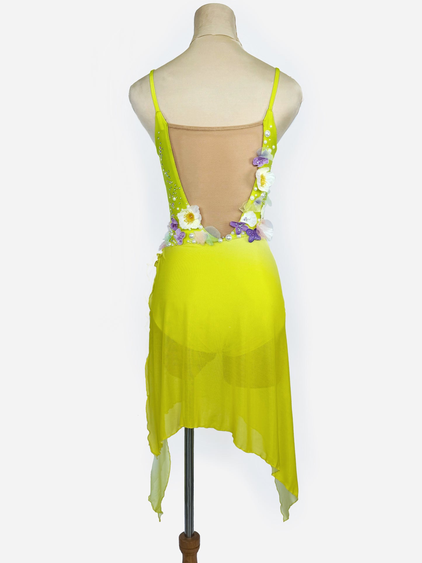 Yellow Sunshine Ice Skating Leotard