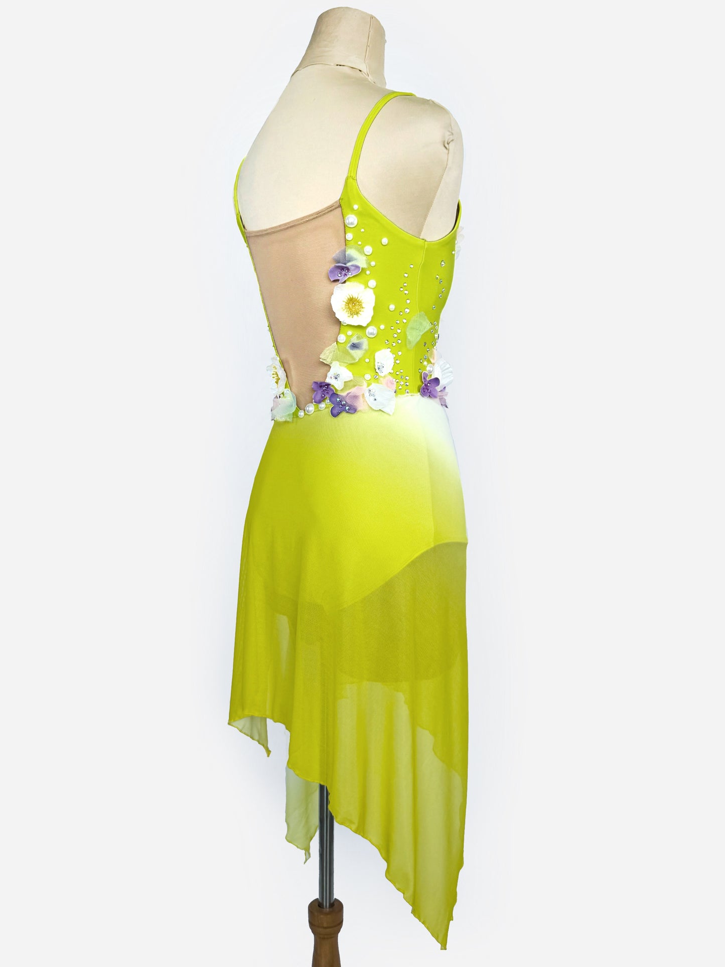 Yellow Sunshine Ice Skating Leotard