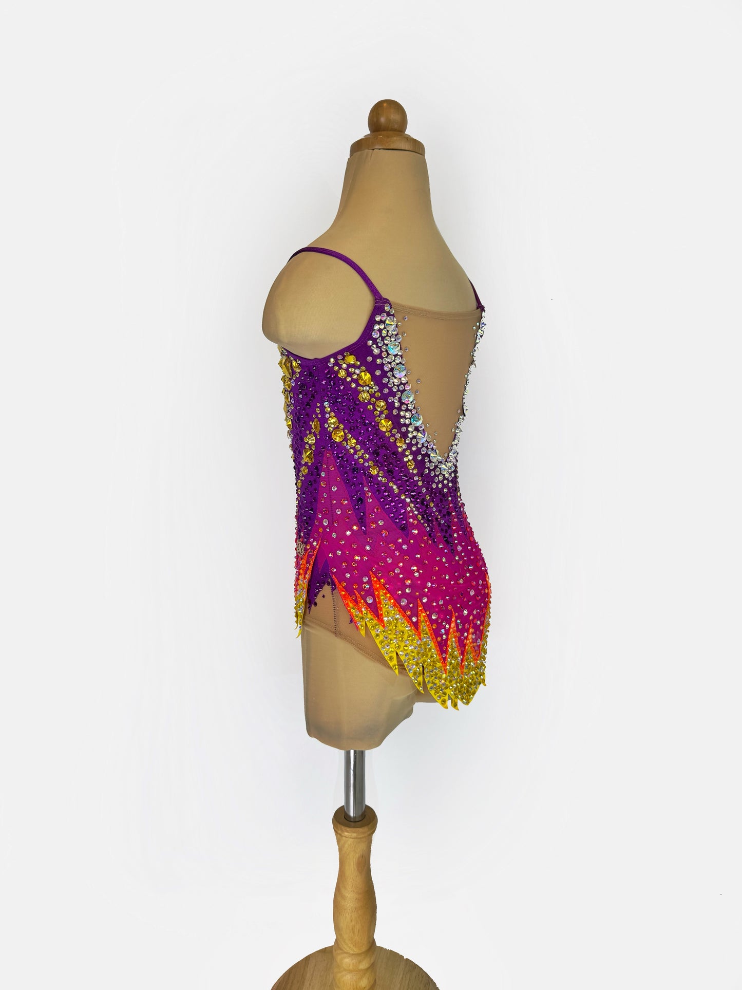 Fiery Sunset Rhythmic Gymnastics Leotard