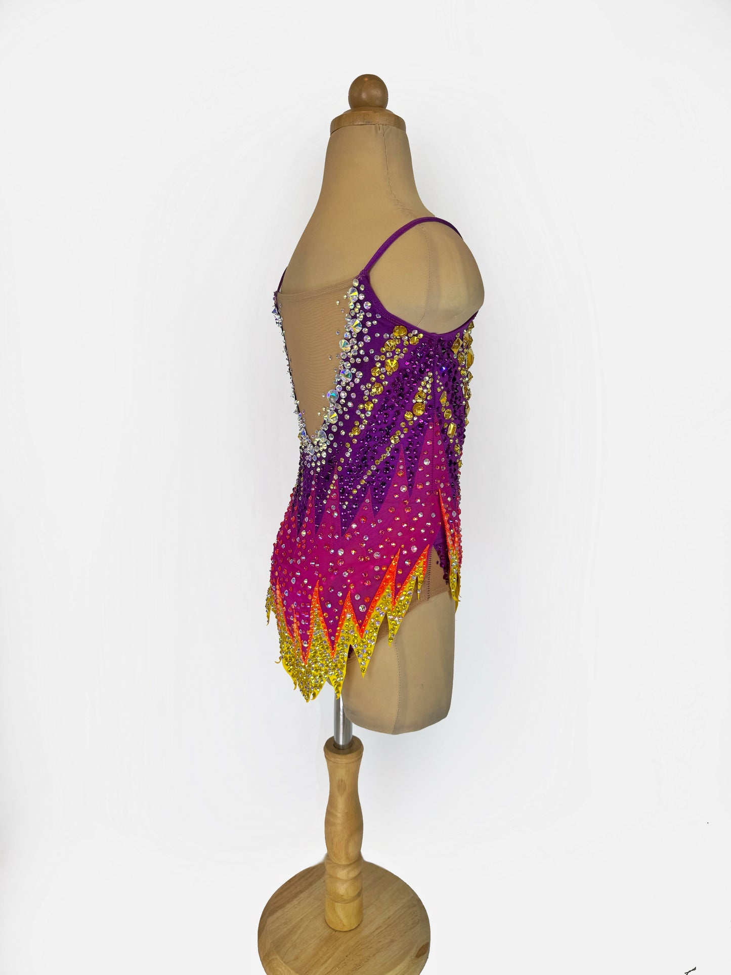 Fiery Sunset Rhythmic Gymnastics Leotard