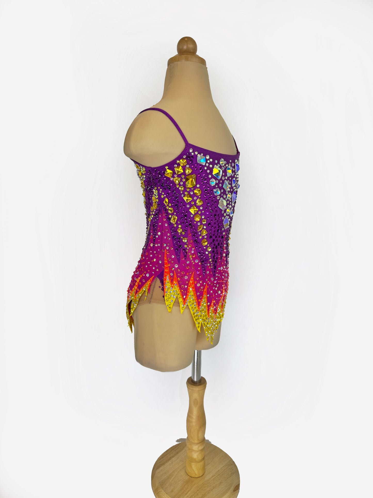 Fiery Sunset Rhythmic Gymnastics Leotard
