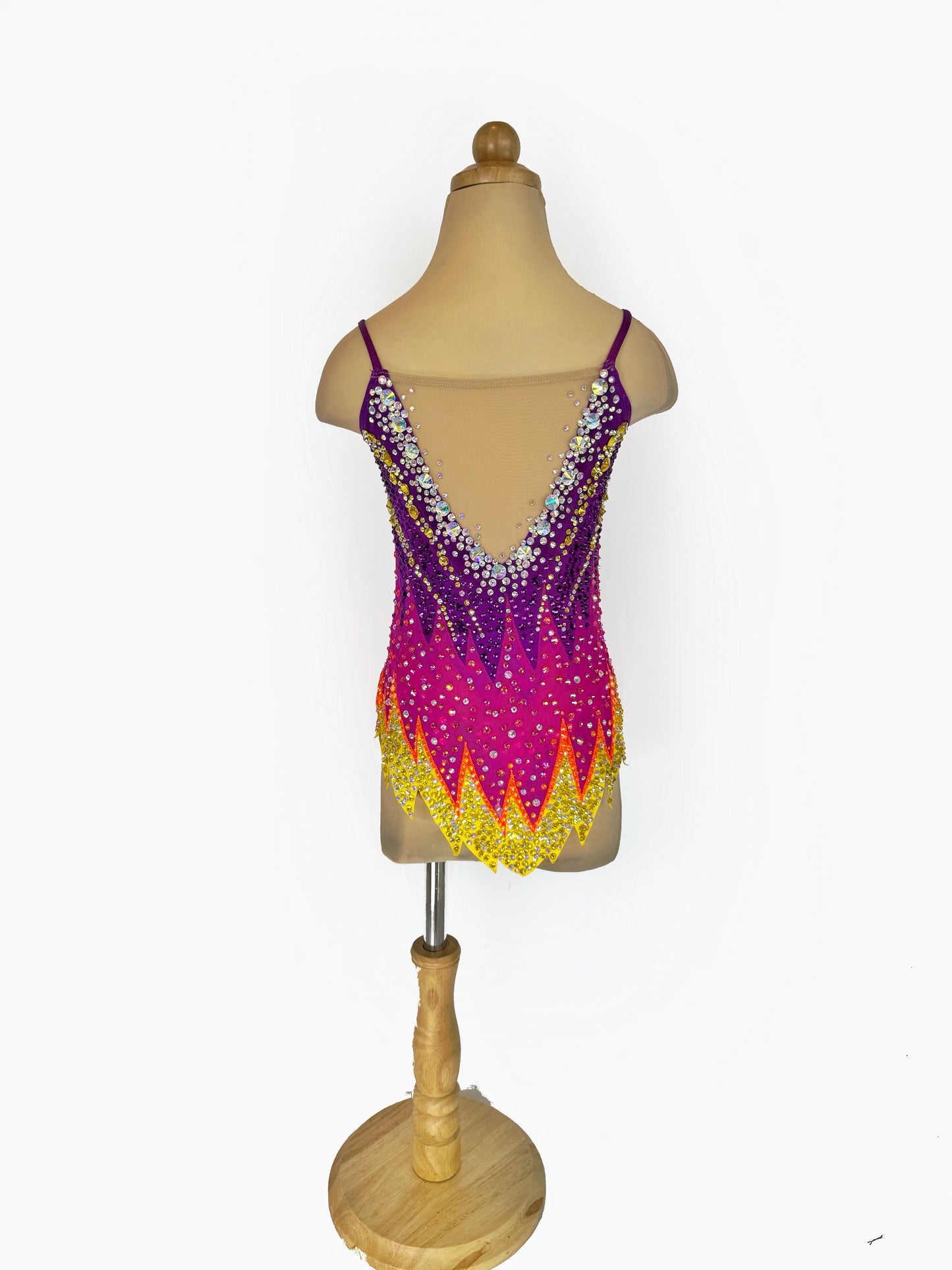 Fiery Sunset Rhythmic Gymnastics Leotard